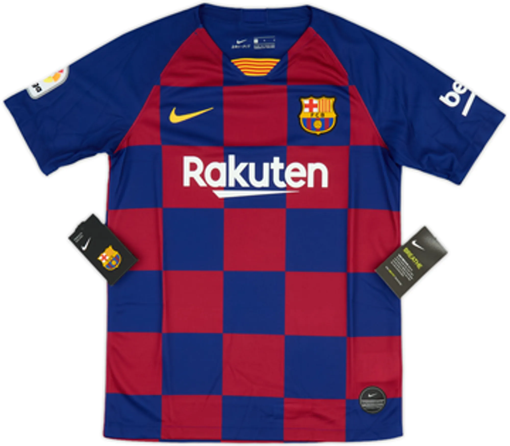Nike Barcelona Boys SS Home Shirt 2019/20
