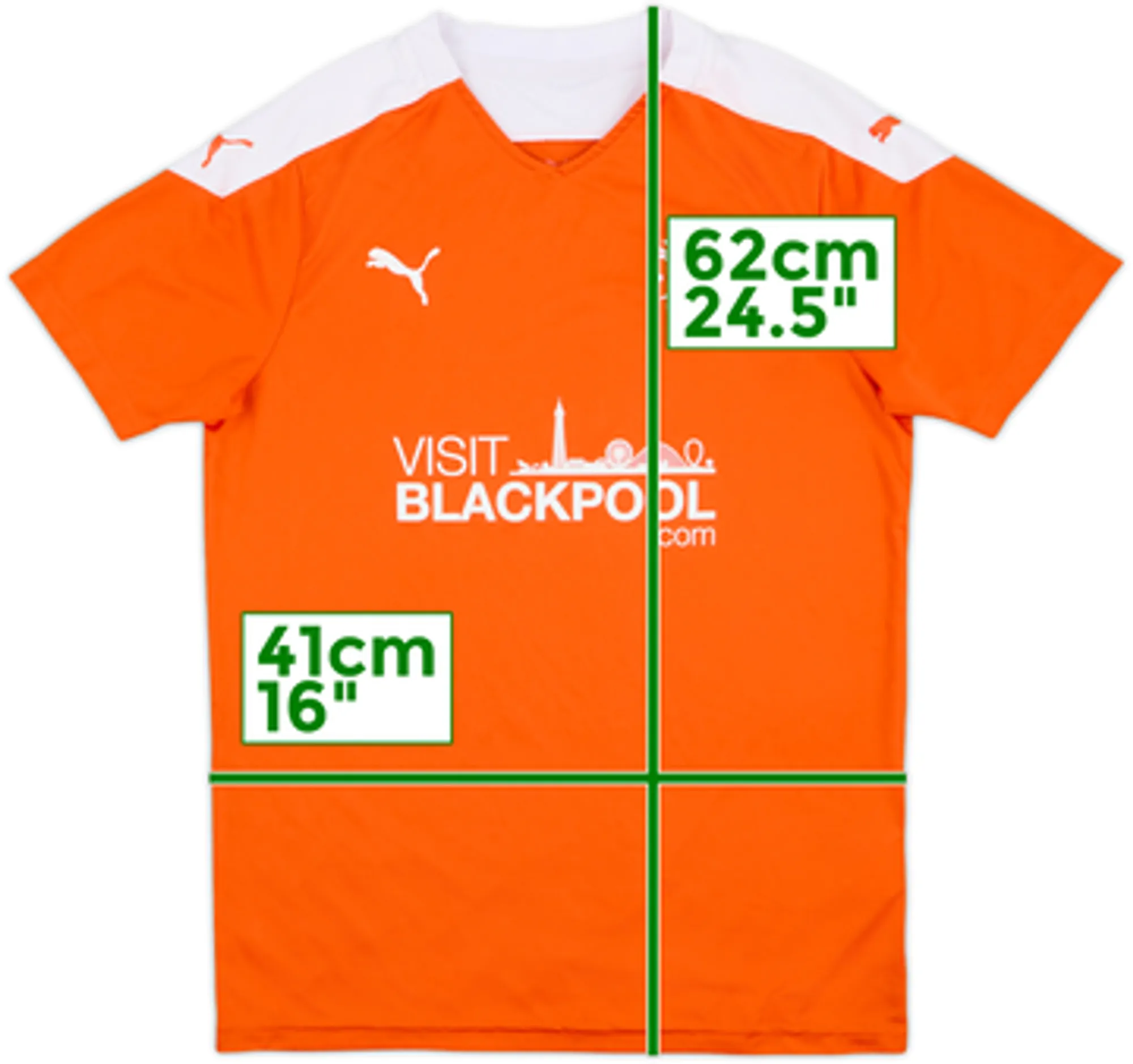 Puma Blackpool Boys SS Home Shirt 2020/21