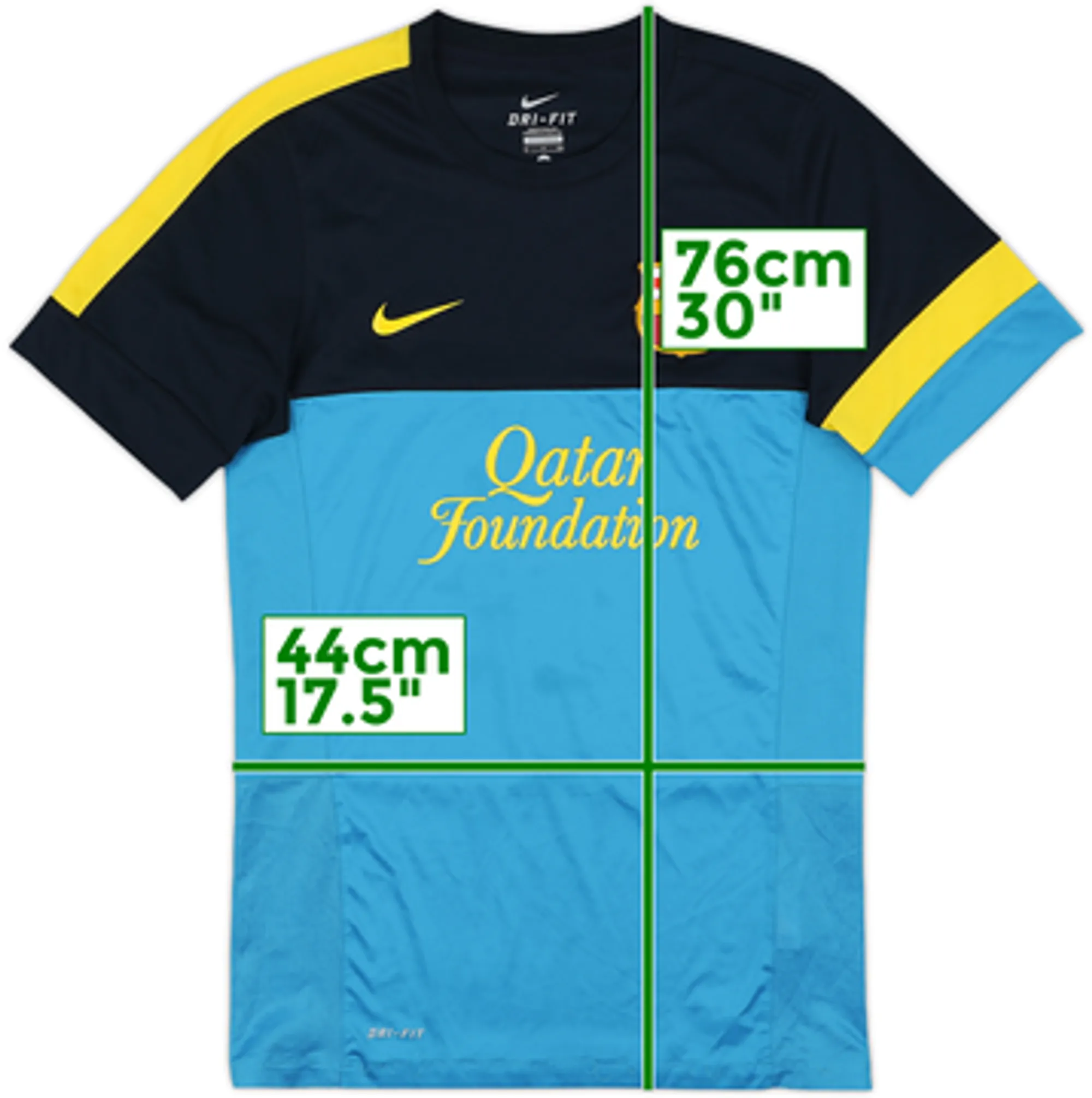 Nike Barcelona Mens SS Player Issue Home Shirt 2012/13