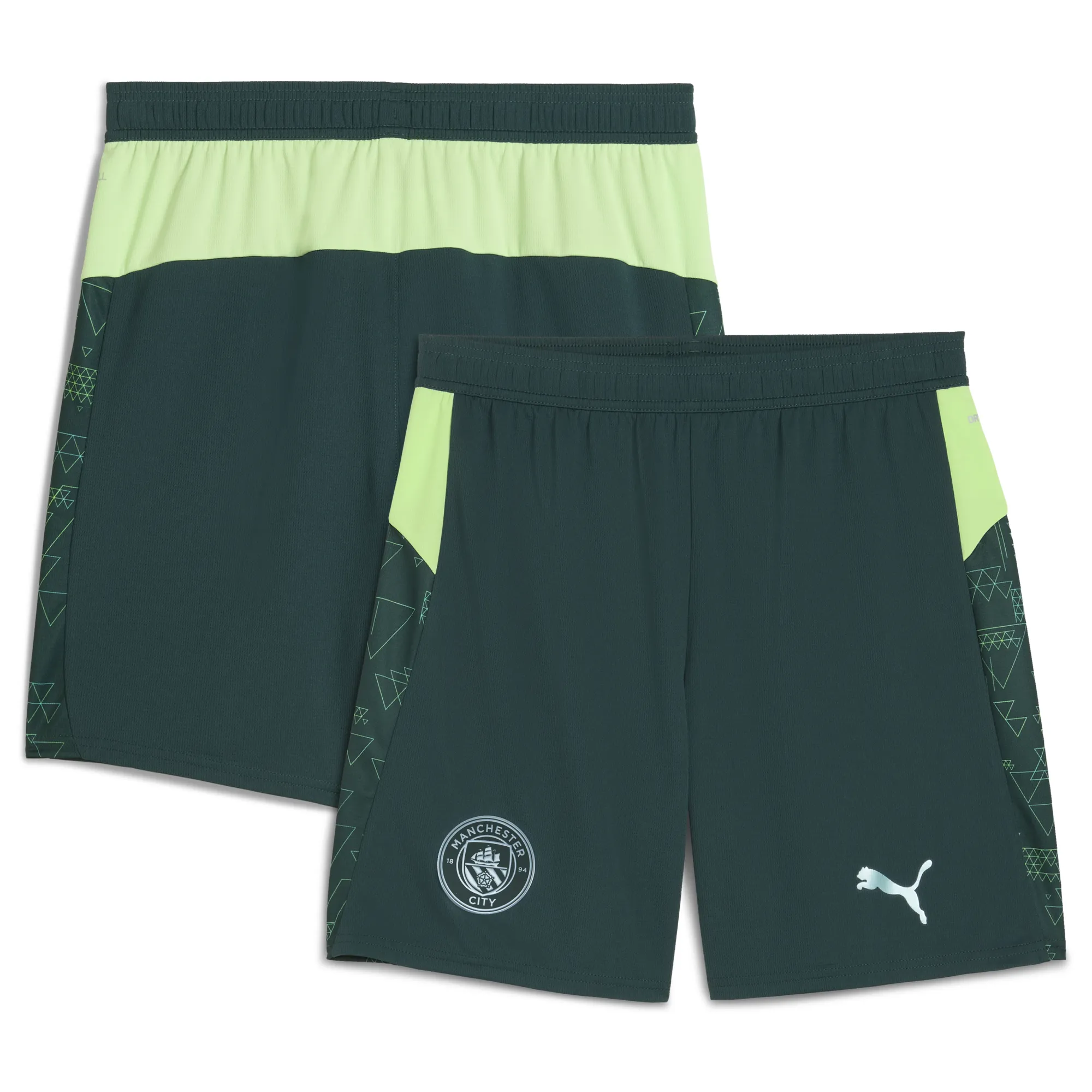 PUMA Manchester City 25/26 Shorts Men, Green Terrain