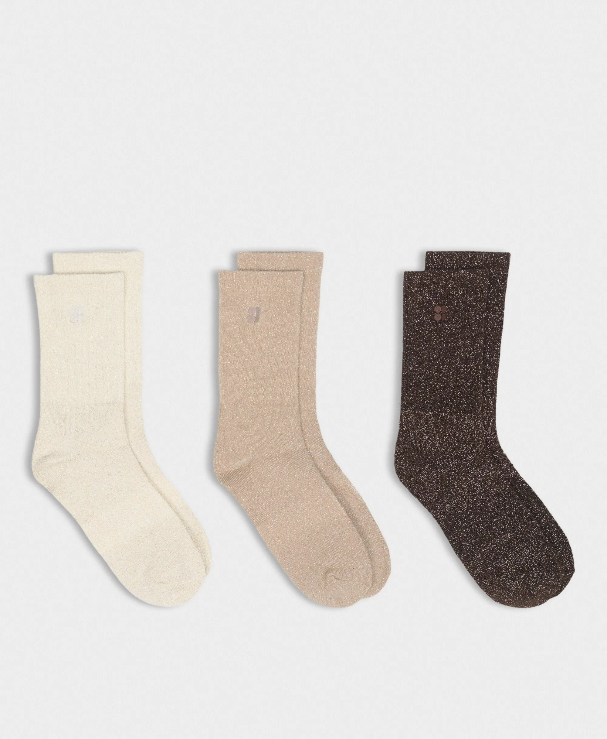 Lurex Crew Socks 3 Pack