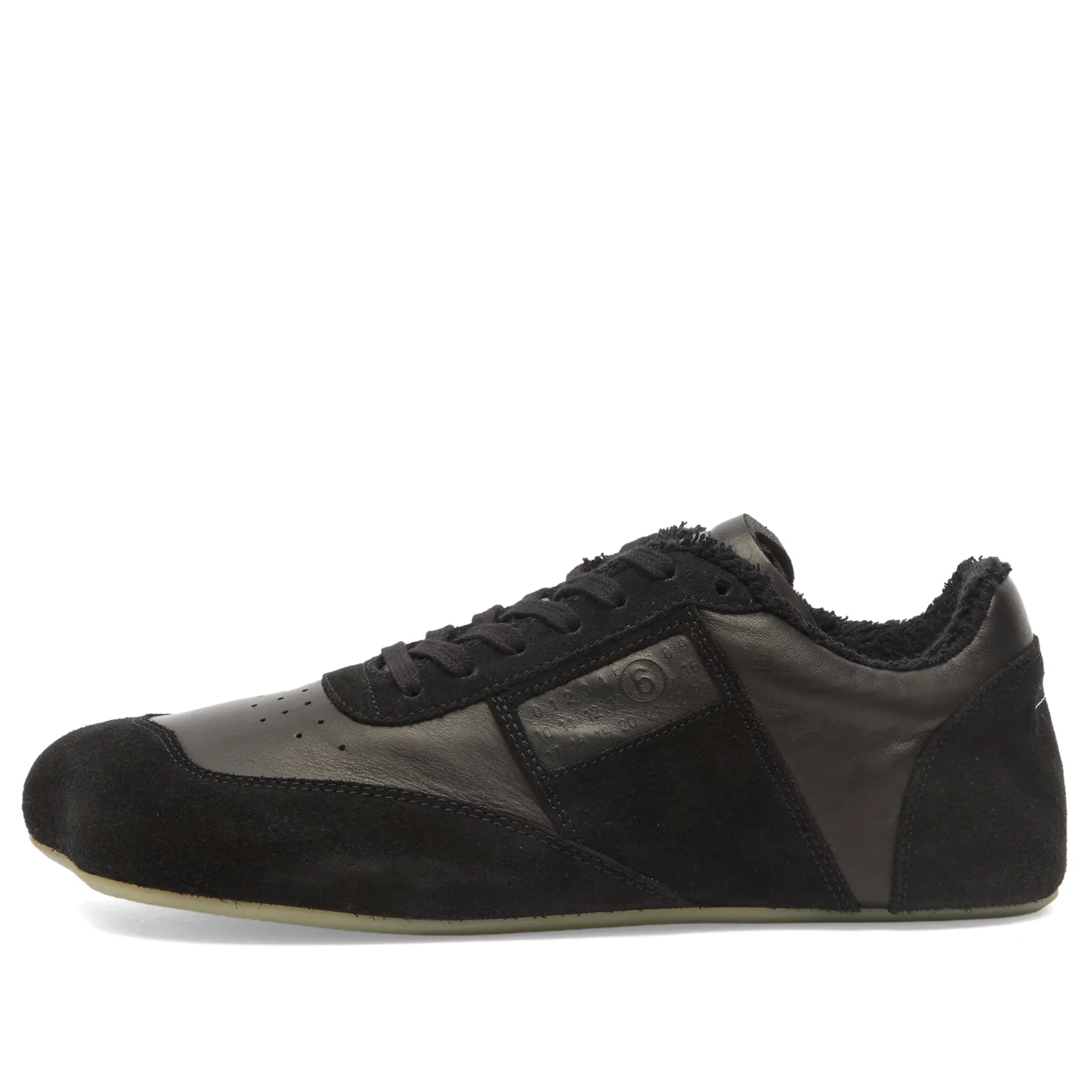 MM6 Maison Margiela Men's Leather Sneaker Black