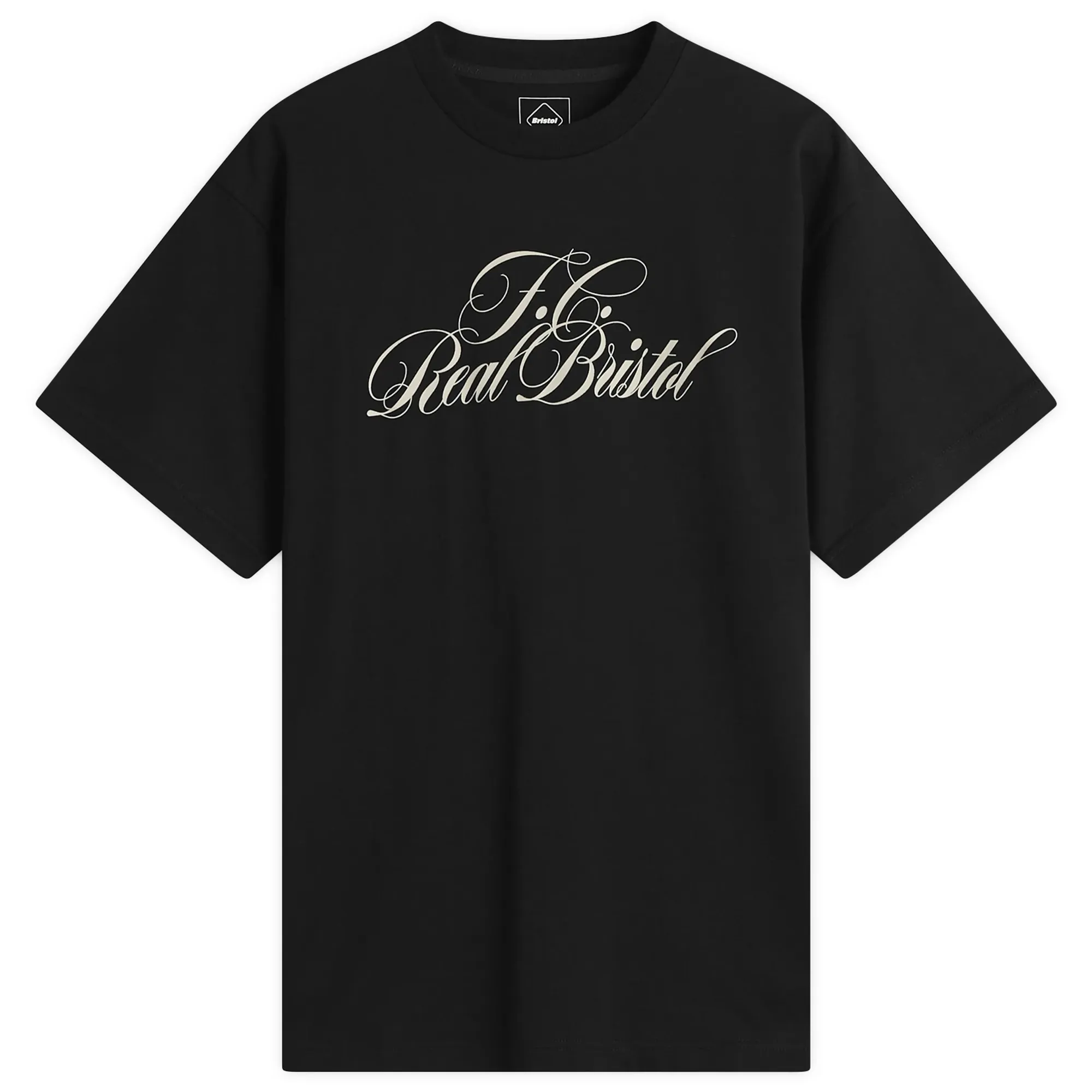 F.C. Real Bristol Men's Script T-Shirt Black