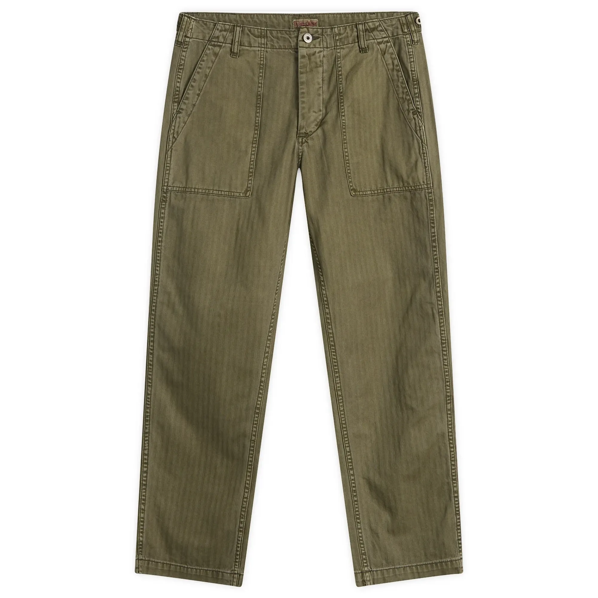 Dubbleware Men's Herringbone Fatigue Pants Olive