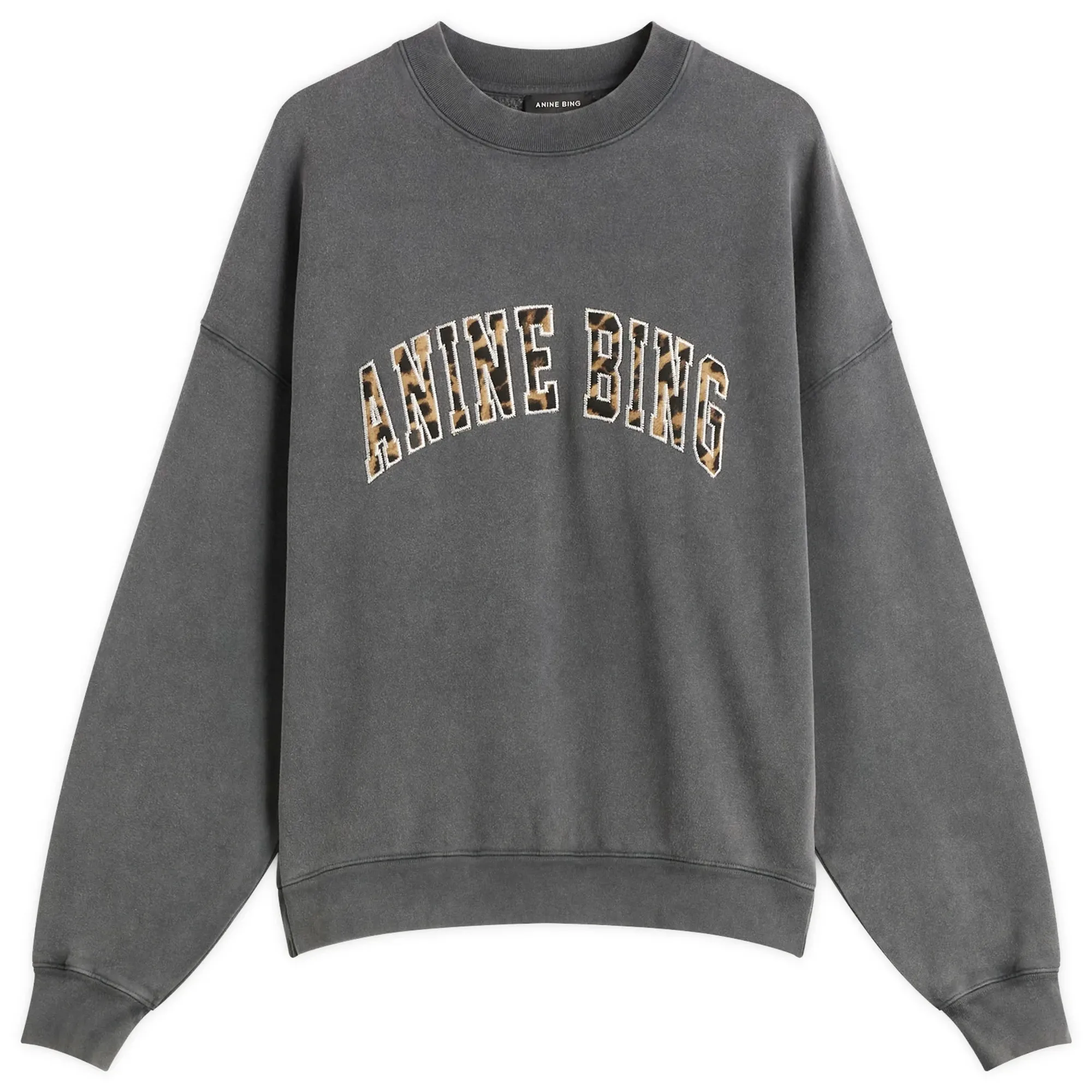 Anine Bing Women's Miles Sweatshirt Washed Black