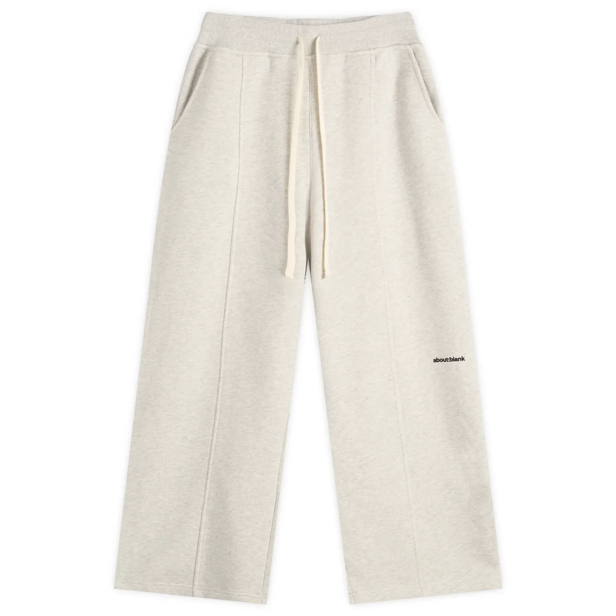 about:blank Men's Pleated Sweatpant Grey Marl