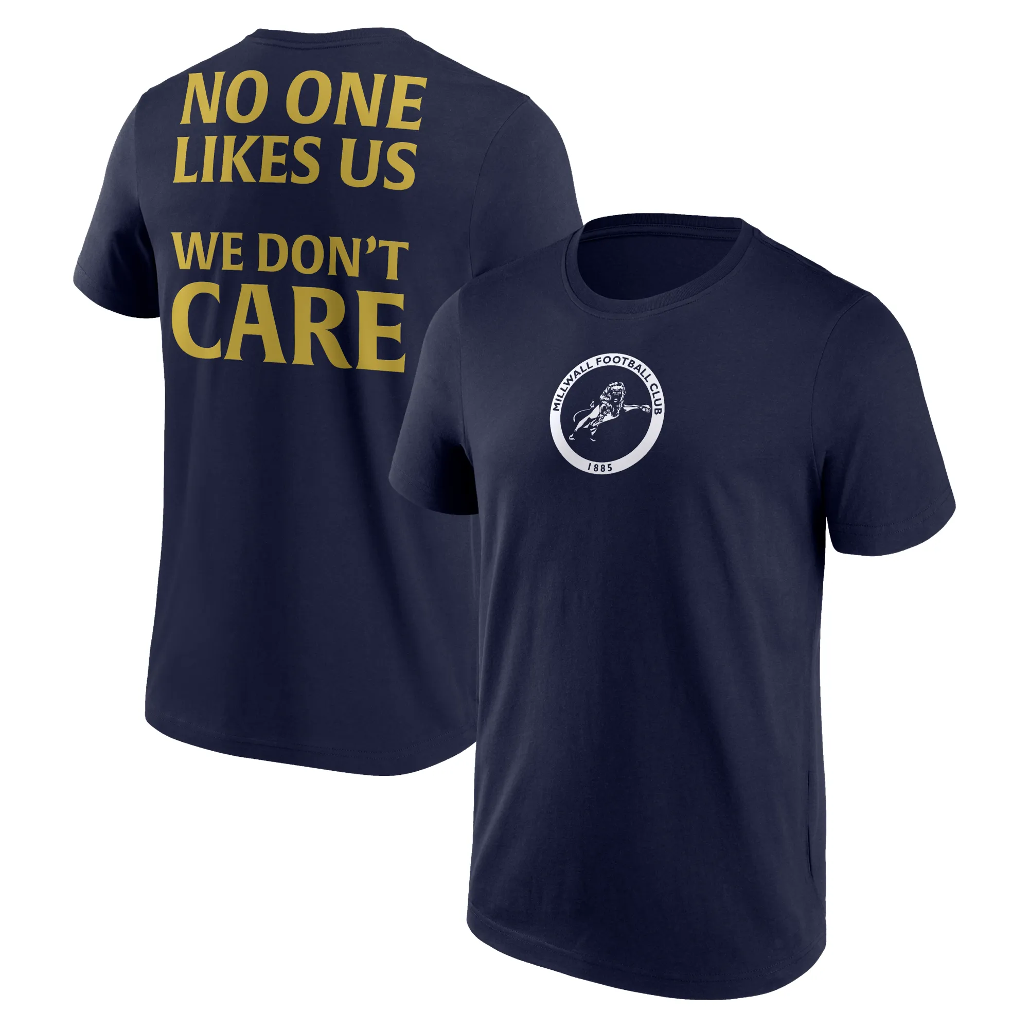 Millwall No One Likes Us T-Shirt - Navy