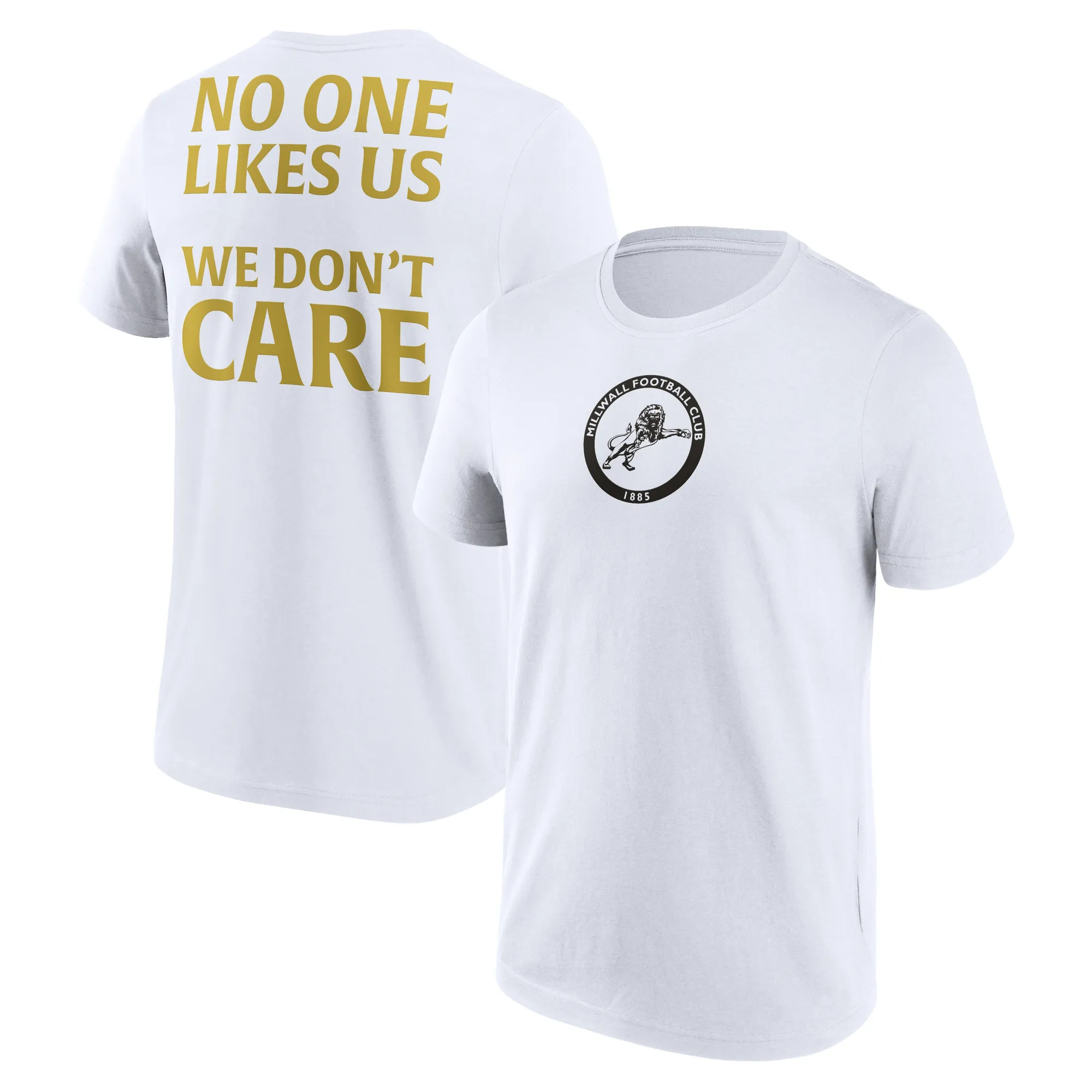 Millwall No One Likes Us T-Shirt - White