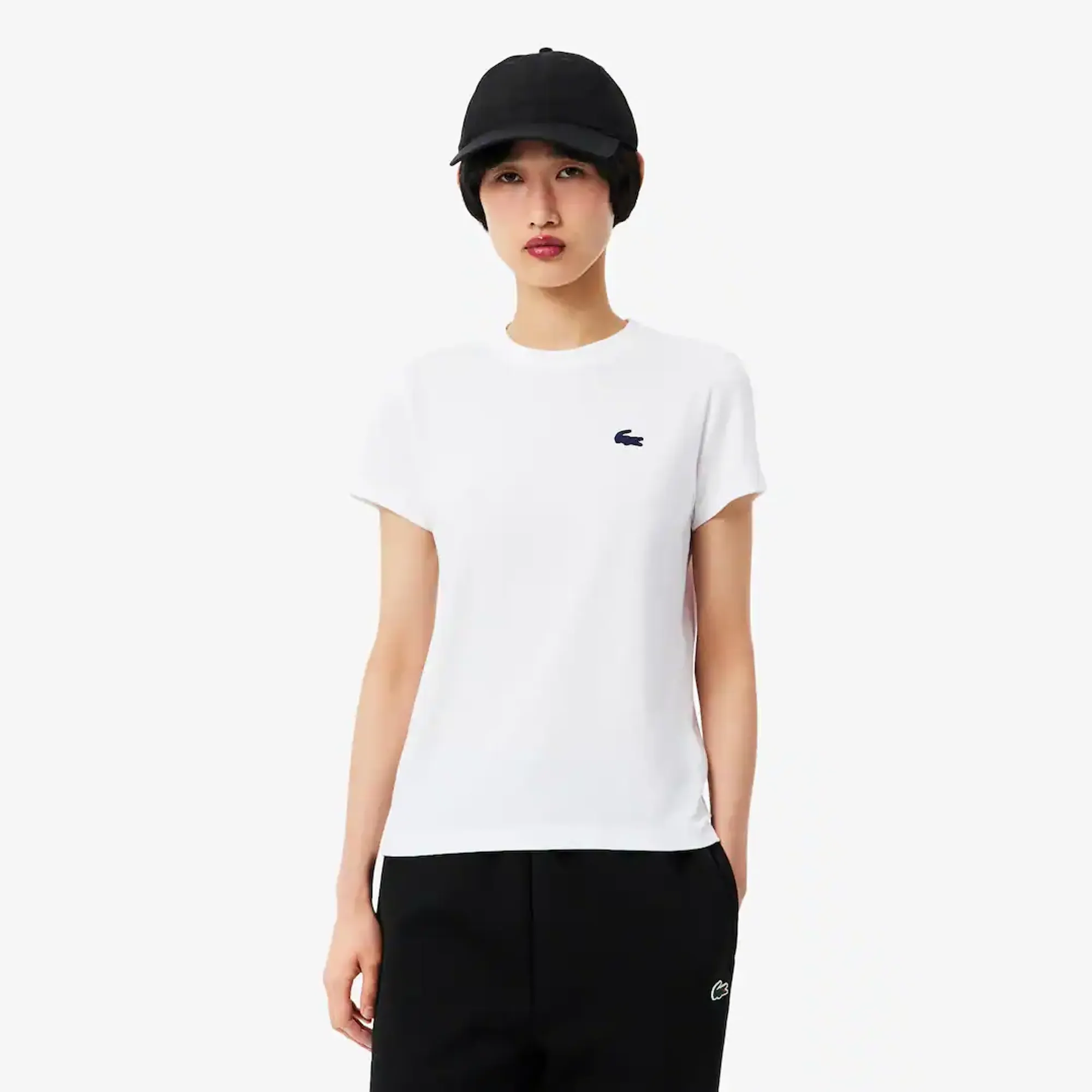 Lacoste Ultra Dry Technical Cotton Sport T-shirt - White