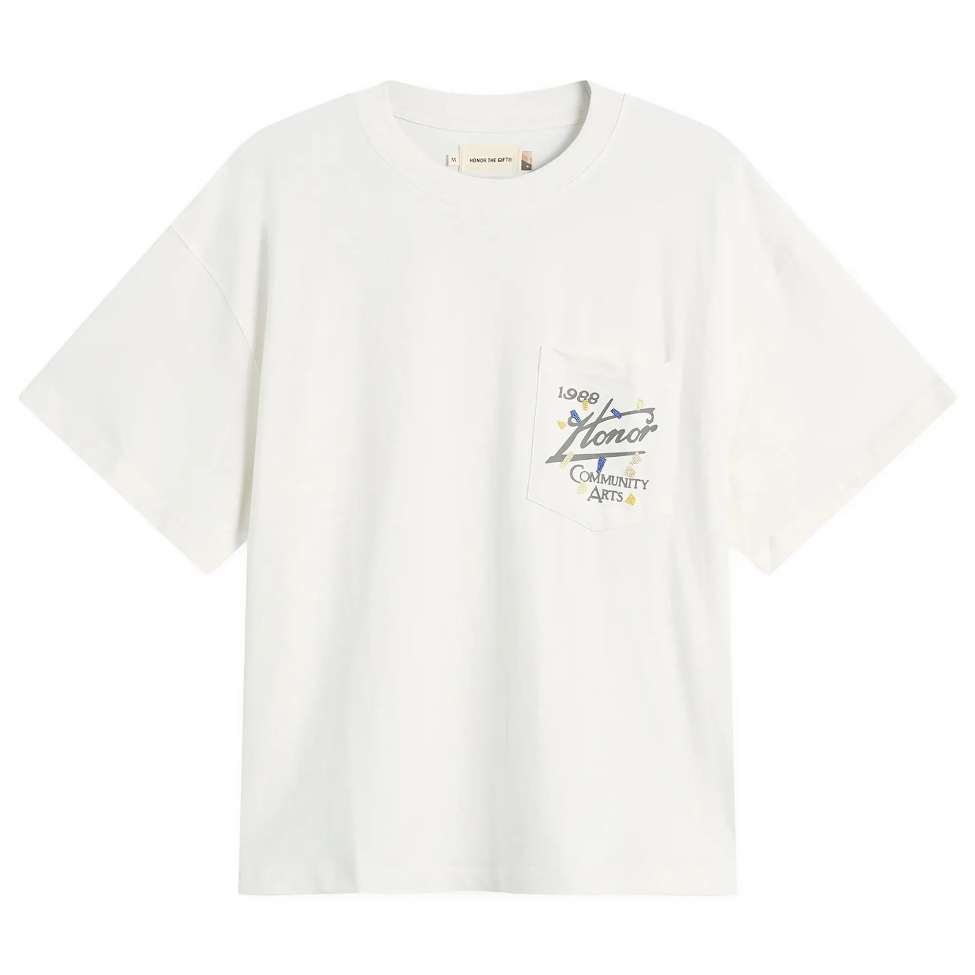 Honor the Gift Men's Community Arts T-Shirt White