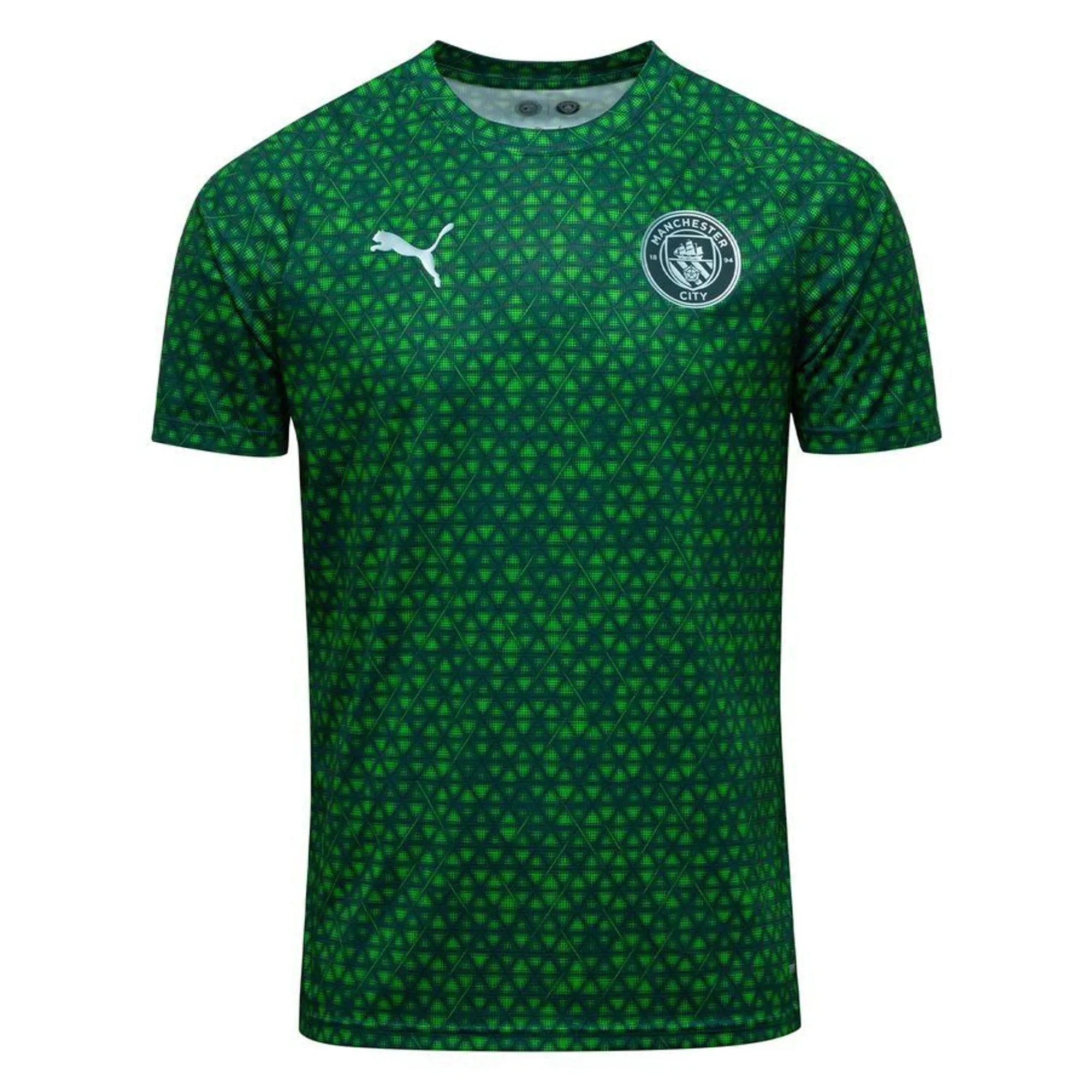 Manchester City Training T-Shirt Pre Match - Green Terrain - ['Green']