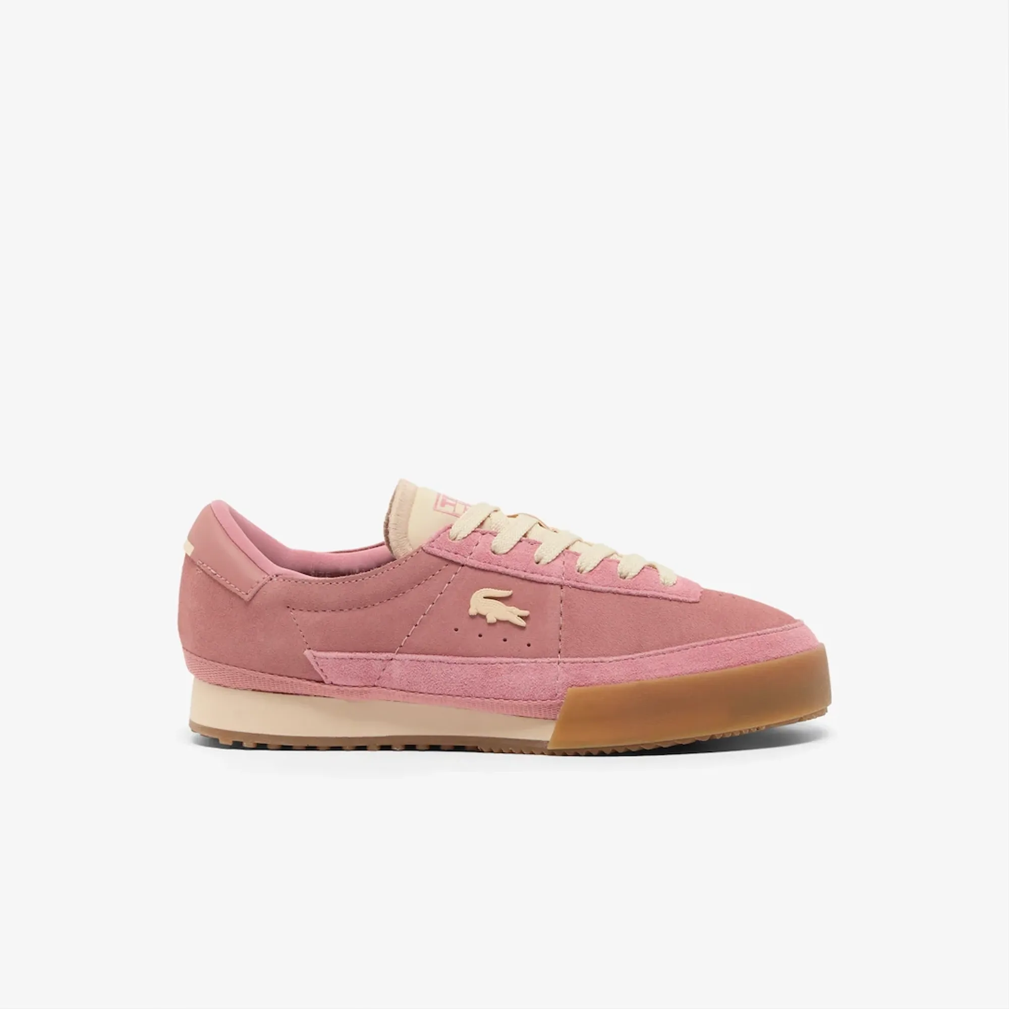 Lacoste Women’s Aura Suede Sneakers - Pink / Gum