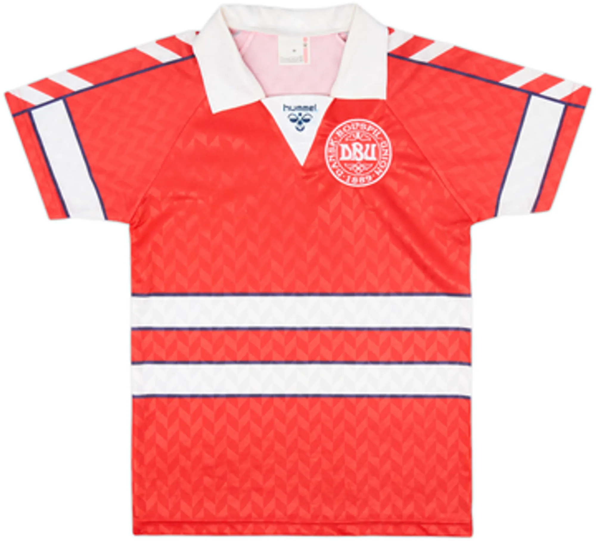 Hummel Denmark Mens SS Home Shirt 1988