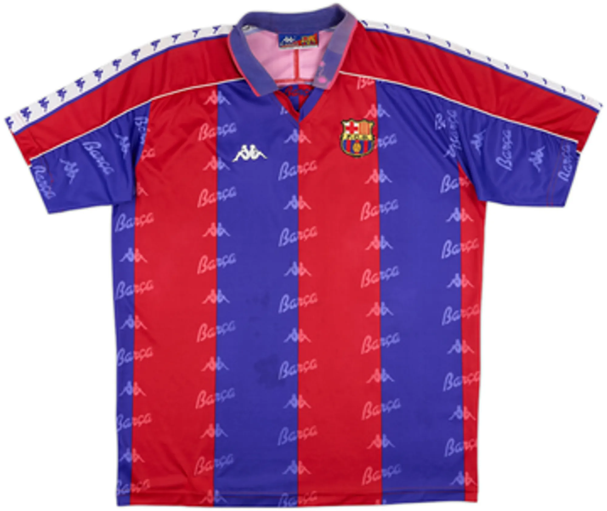 Kappa Barcelona Mens SS Home Shirt 1992/93