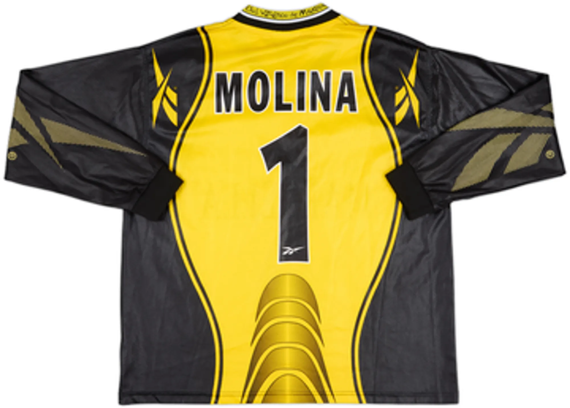 Reebok Atlético Madrid Mens LS Goalkeeper Home Shirt 1998/99