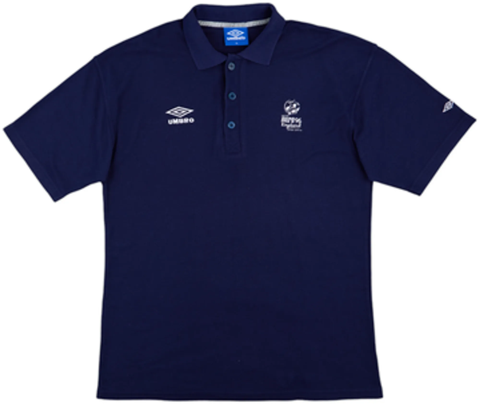 1996 'Euro 96 England' Umbro Polo Shirt - 9/10 - (XL)