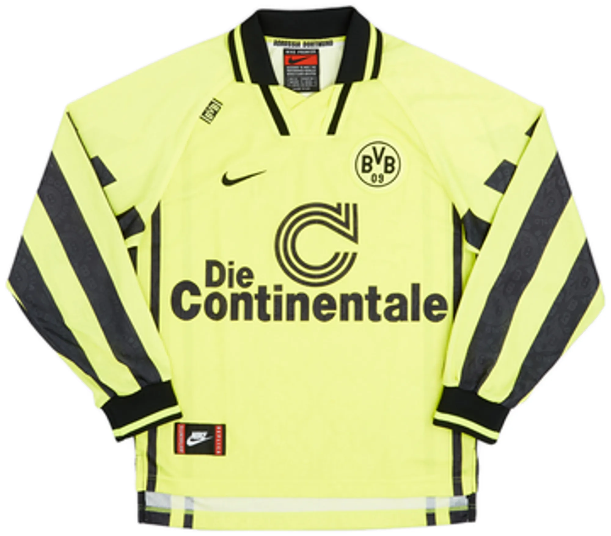 Nike Borussia Dortmund Boys LS Home Shirt 1996/97