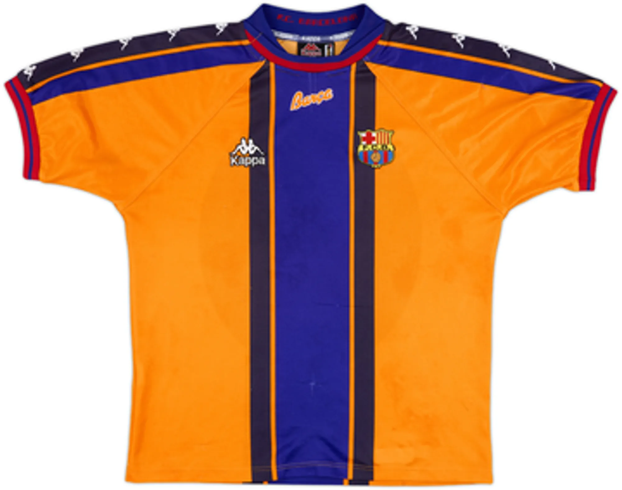 Kappa Barcelona Mens SS Away Shirt 1997/98