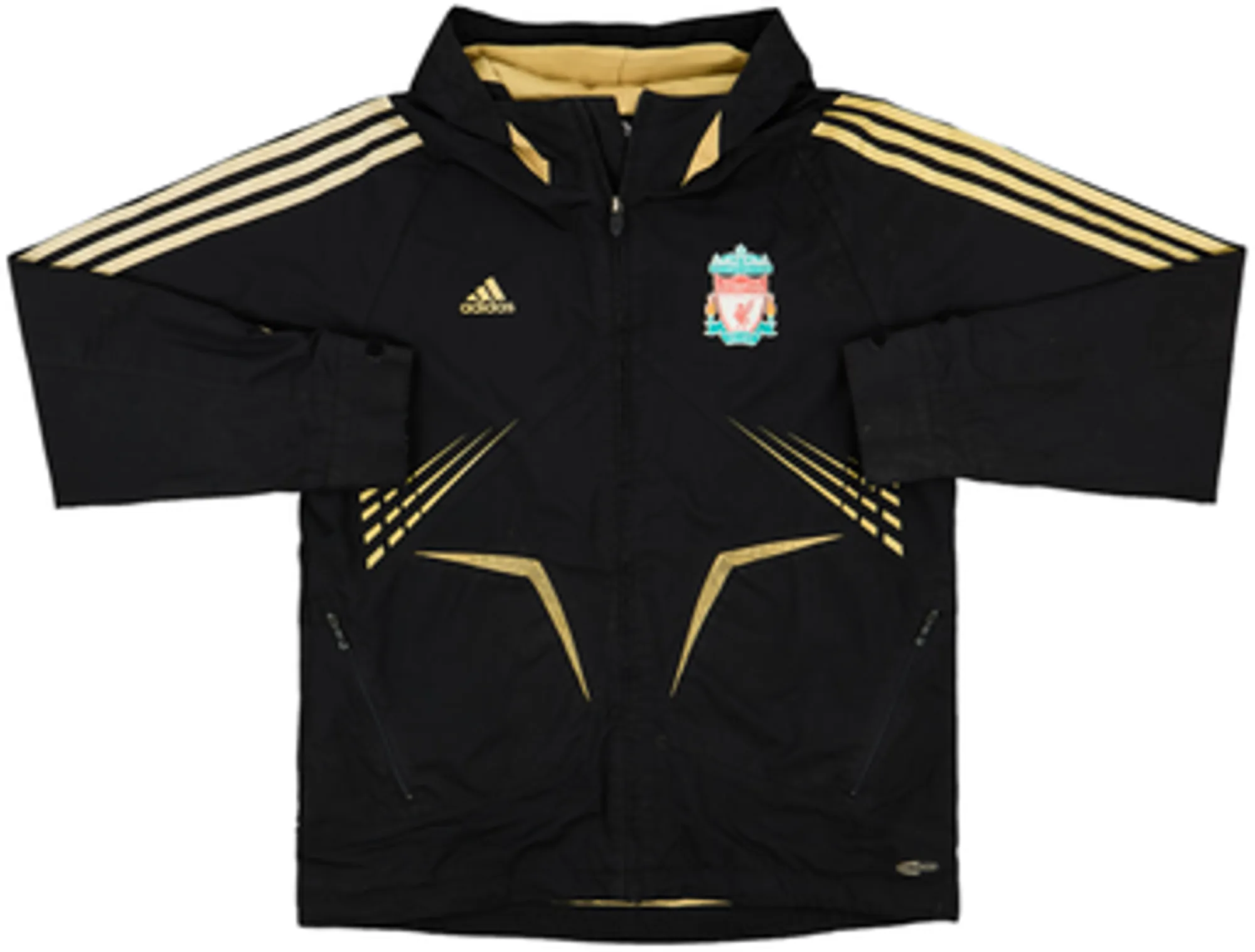 2008-09 Liverpool adidas Hooded Rain Jacket - 7/10 - (M)