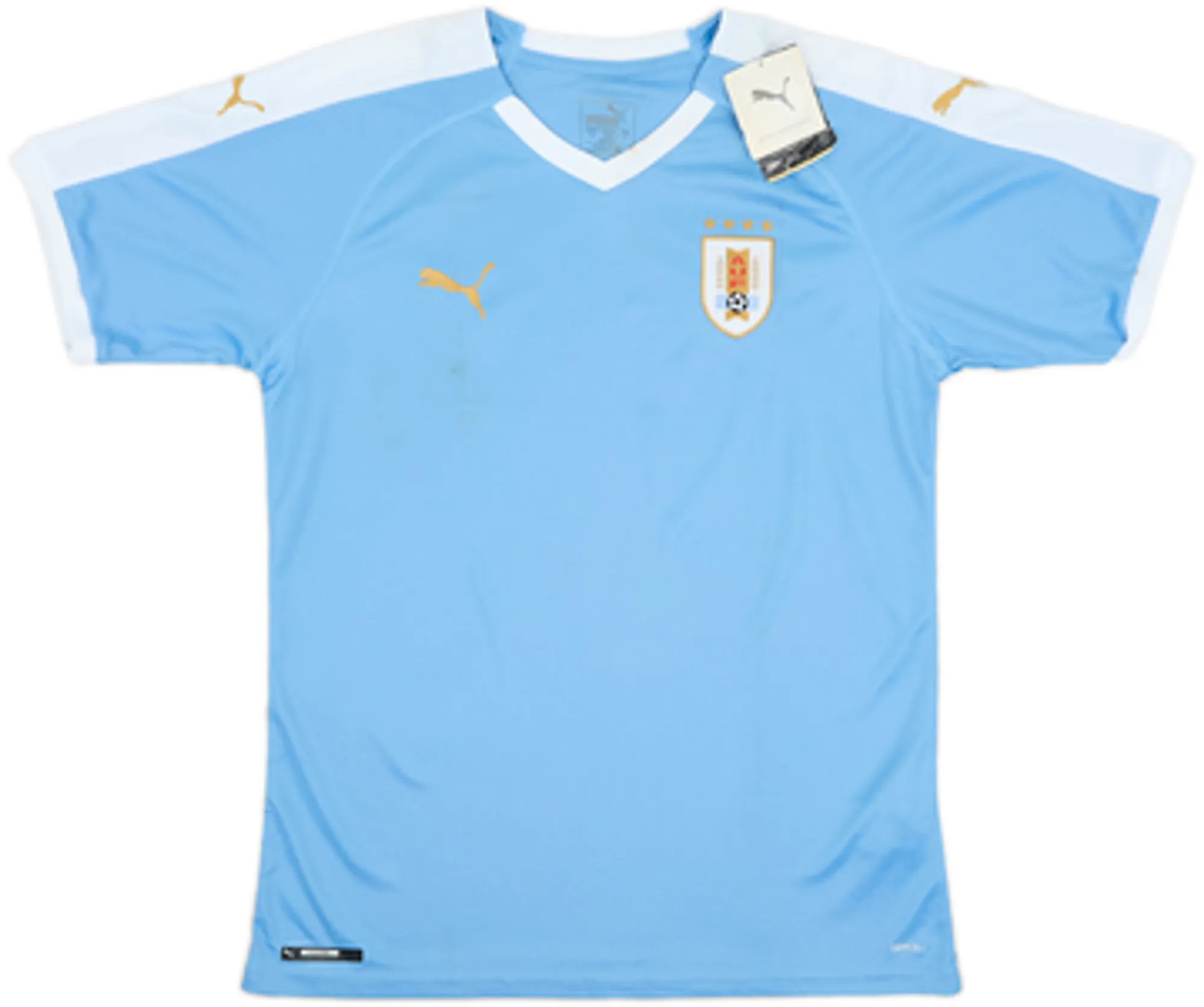 Puma Uruguay Mens SS Home Shirt 2019