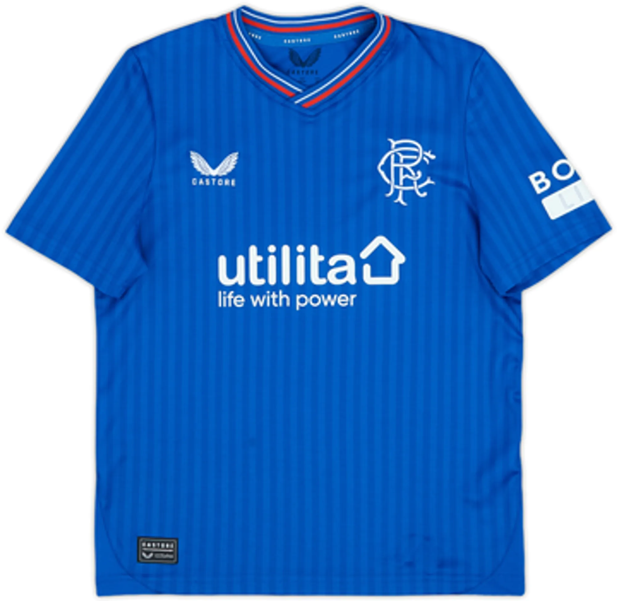 Castore Rangers Boys SS Home Shirt 2023/24