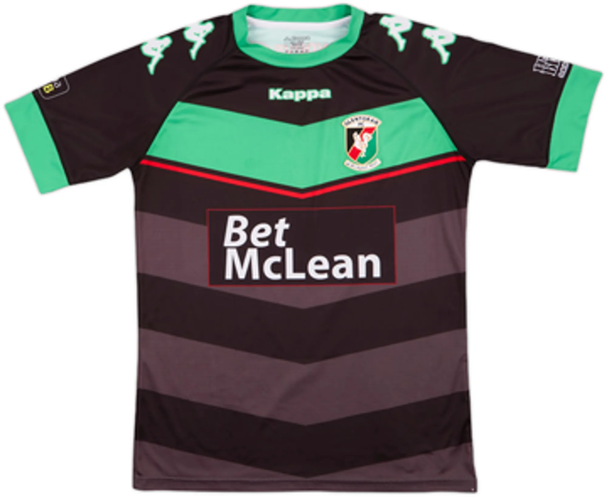 Kappa Glentoran Mens SS Away Shirt 2017/18