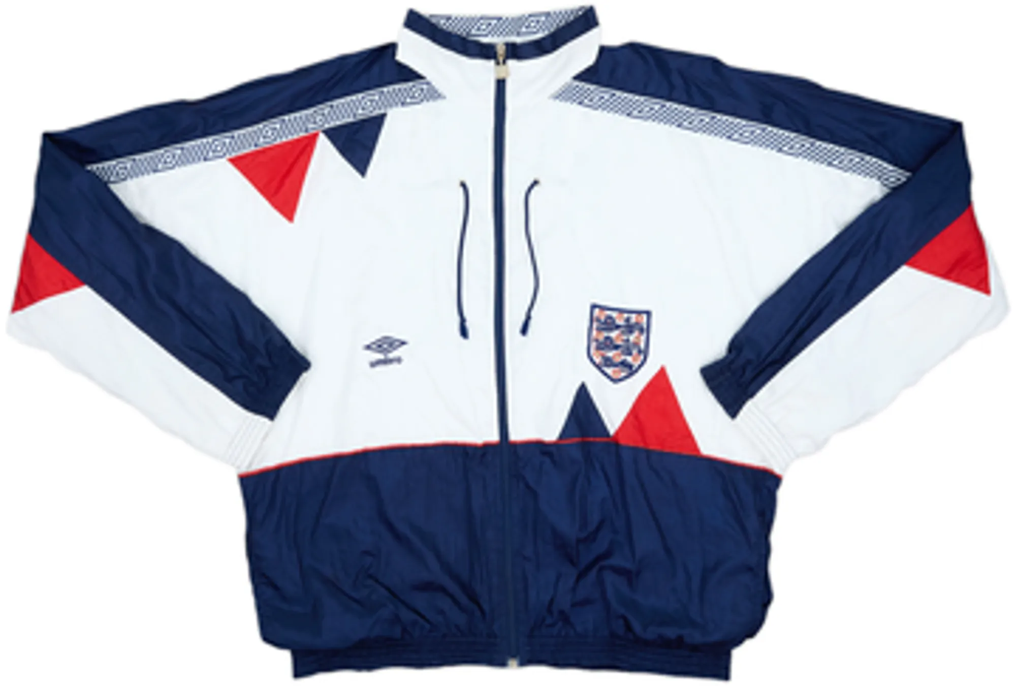 1990-92 England Umbro Track Jacket - 9/10 - (XXL)