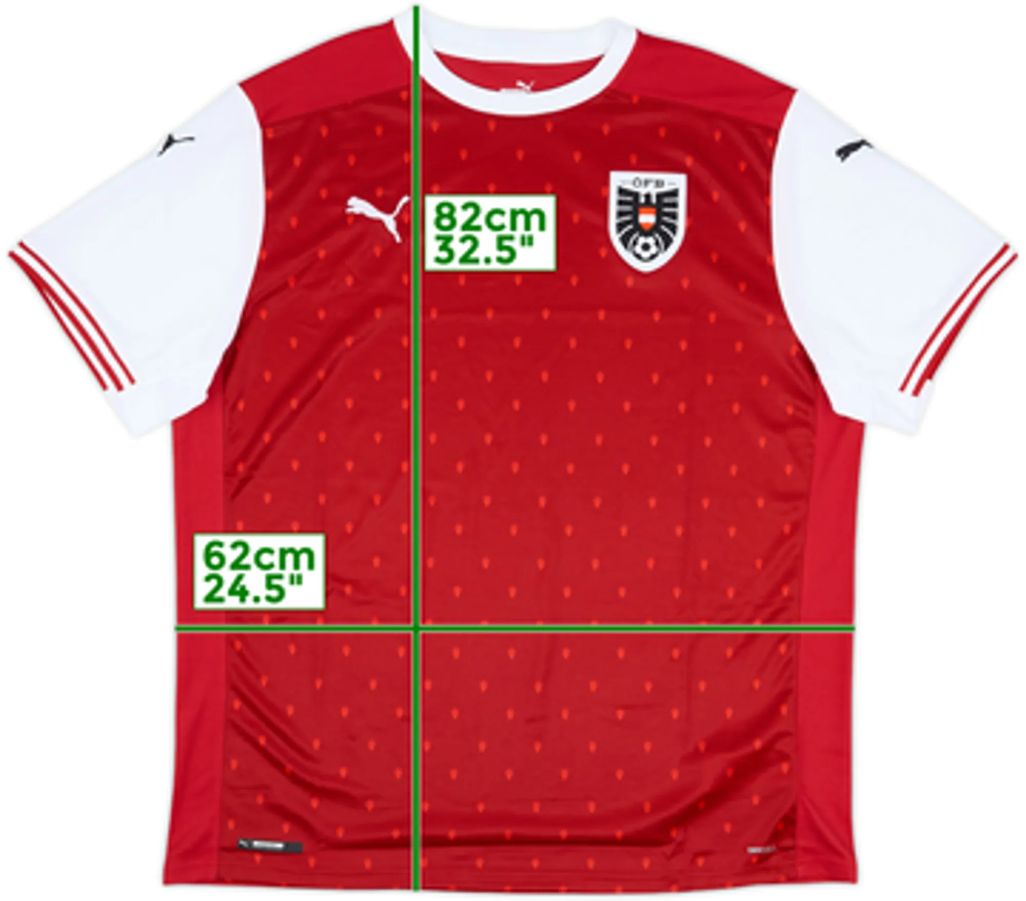 Puma Austria Mens SS Home Shirt 2020