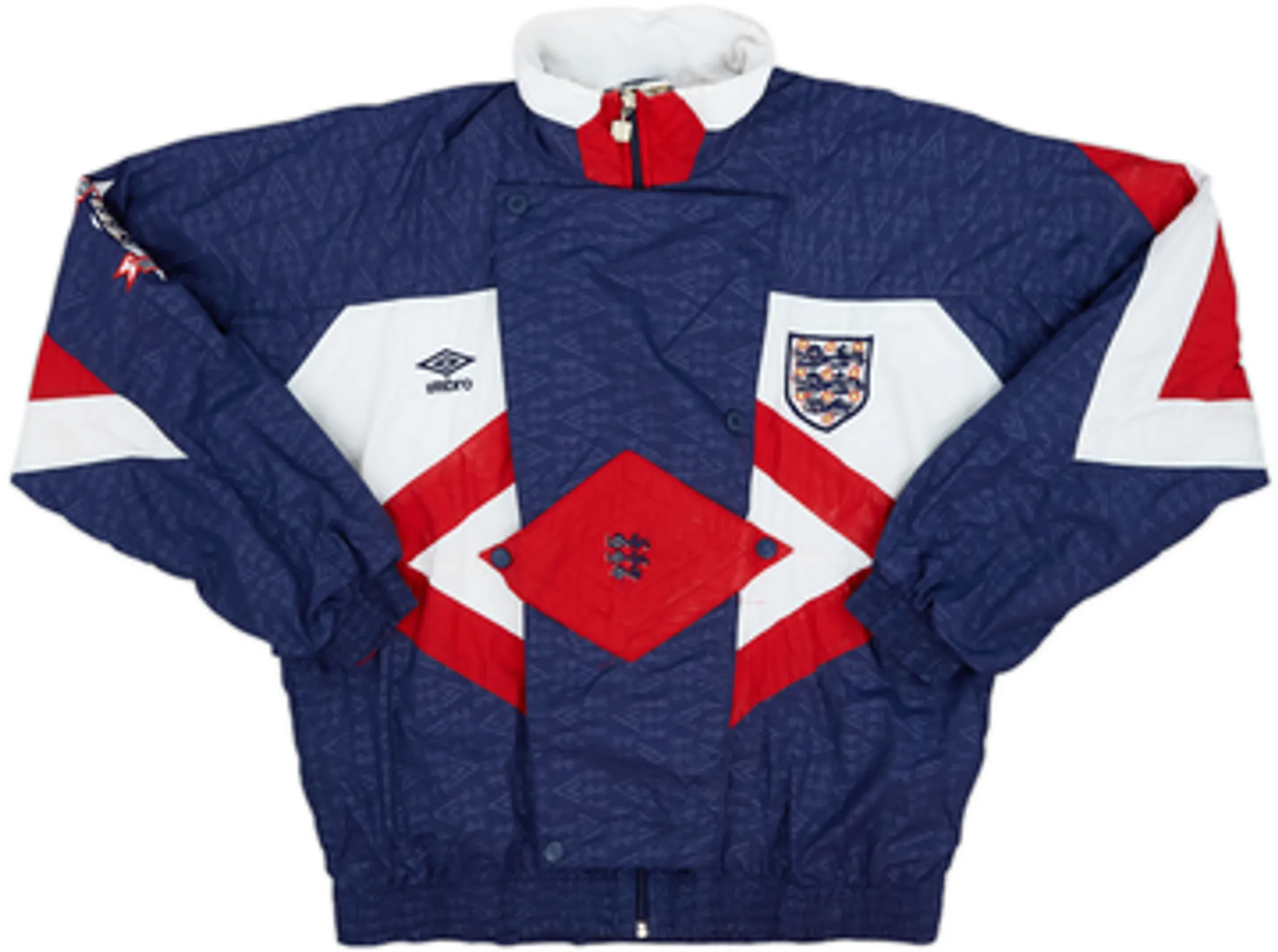 1992-94 England Umbro Track Jacket - 8/10 - (S)