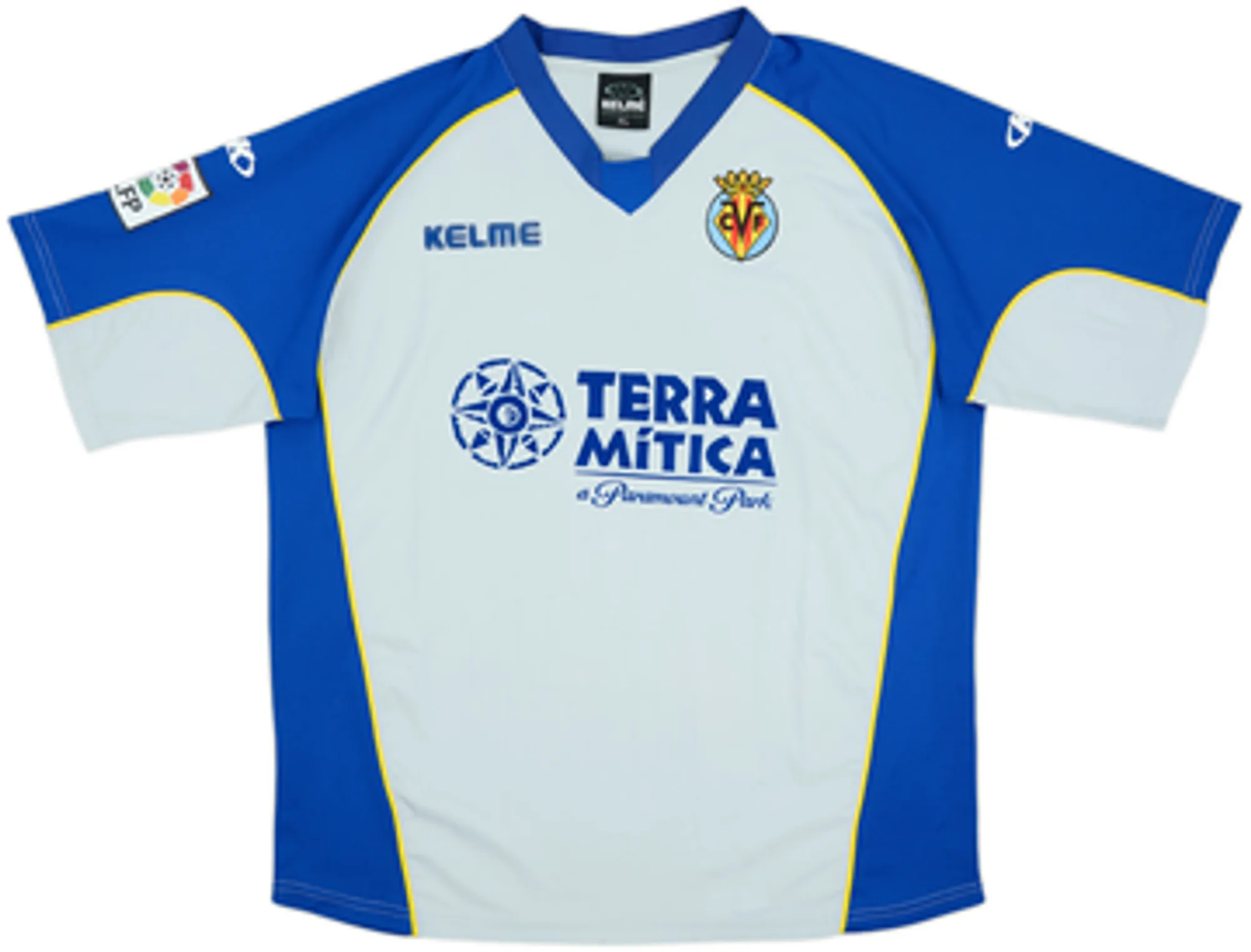 Kelme Villarreal Mens SS Away Shirt 2003/04