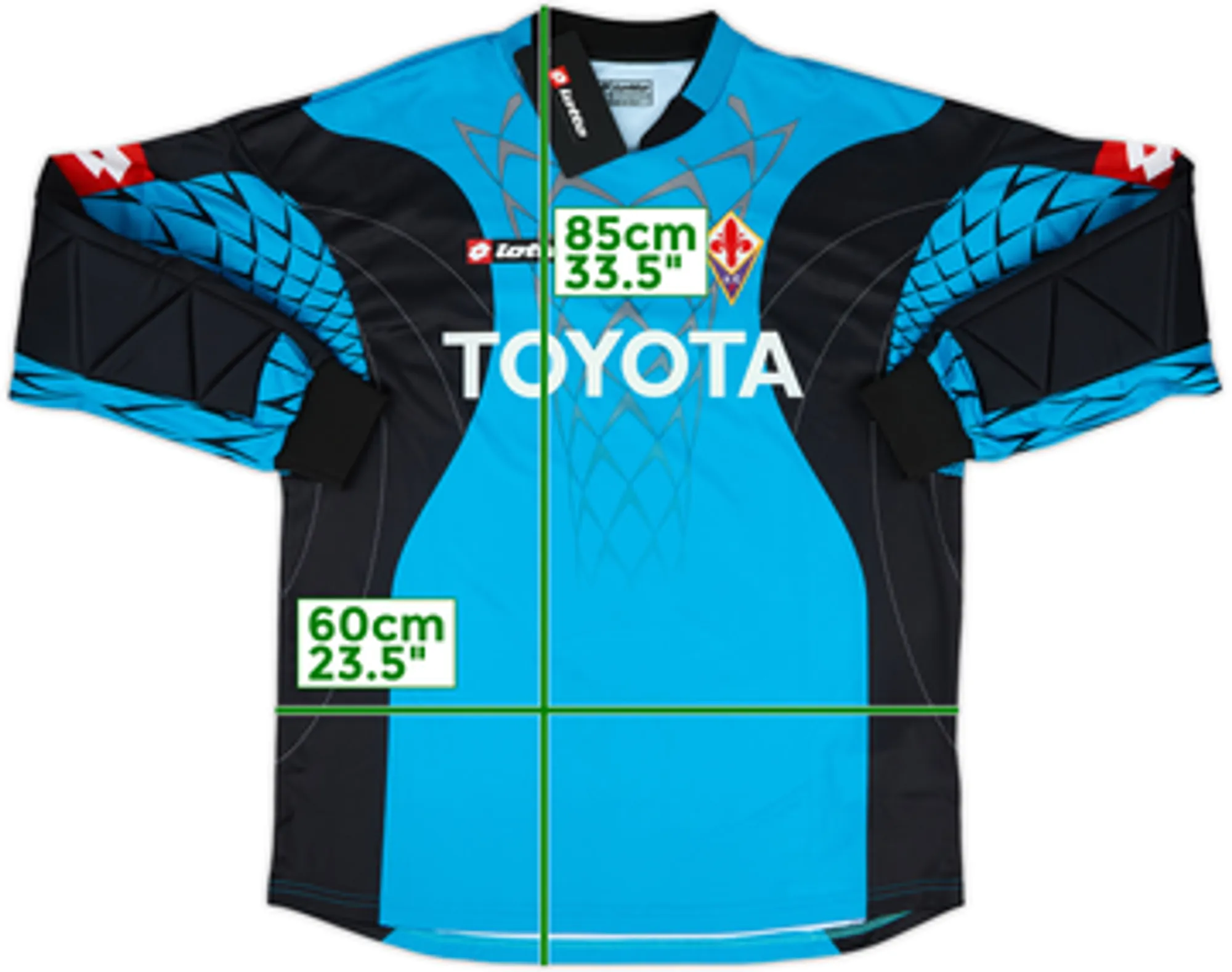 Lotto Fiorentina Mens LS Goalkeeper Home Shirt 2007/08