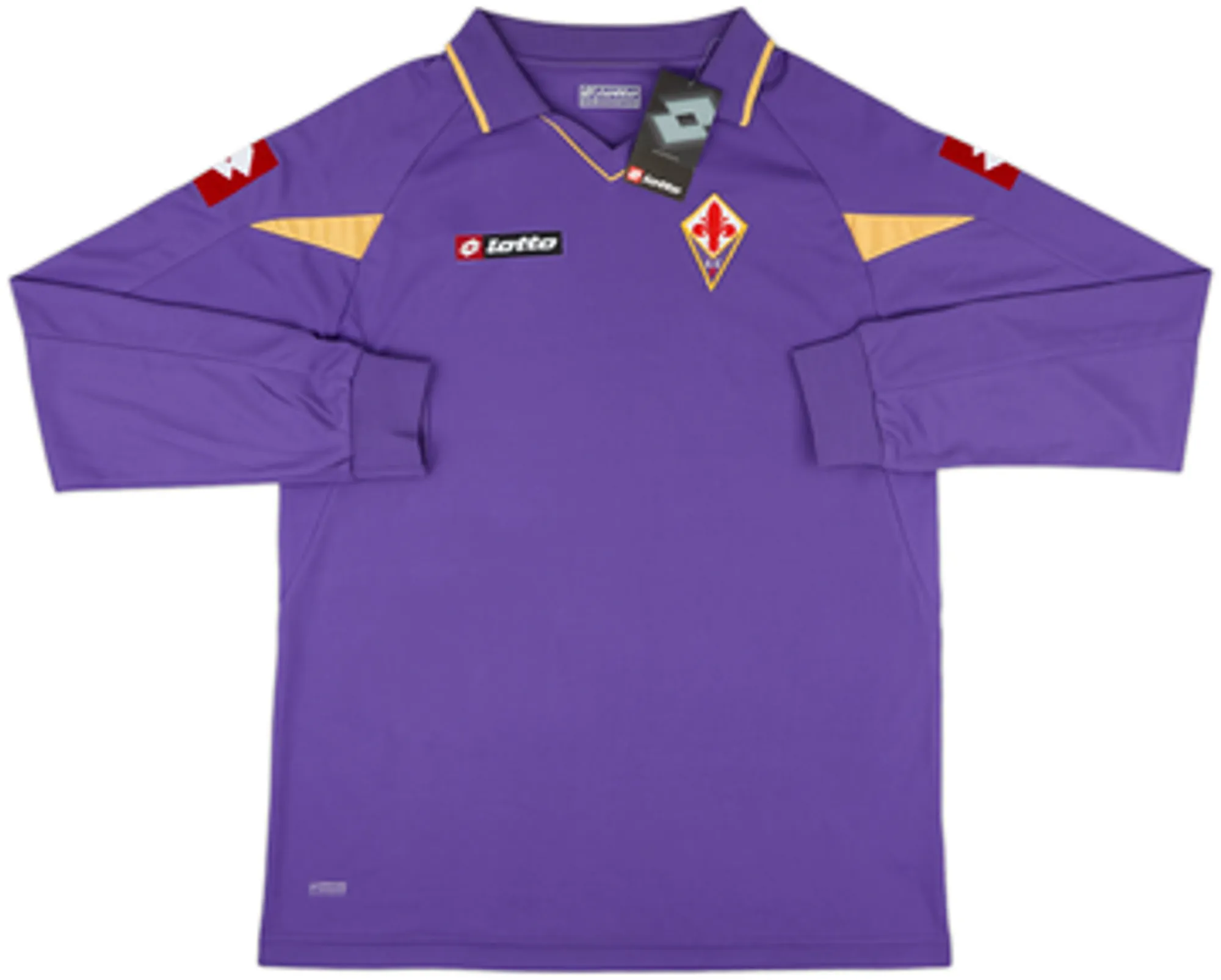 Lotto Fiorentina Mens LS Home Shirt 2010/11