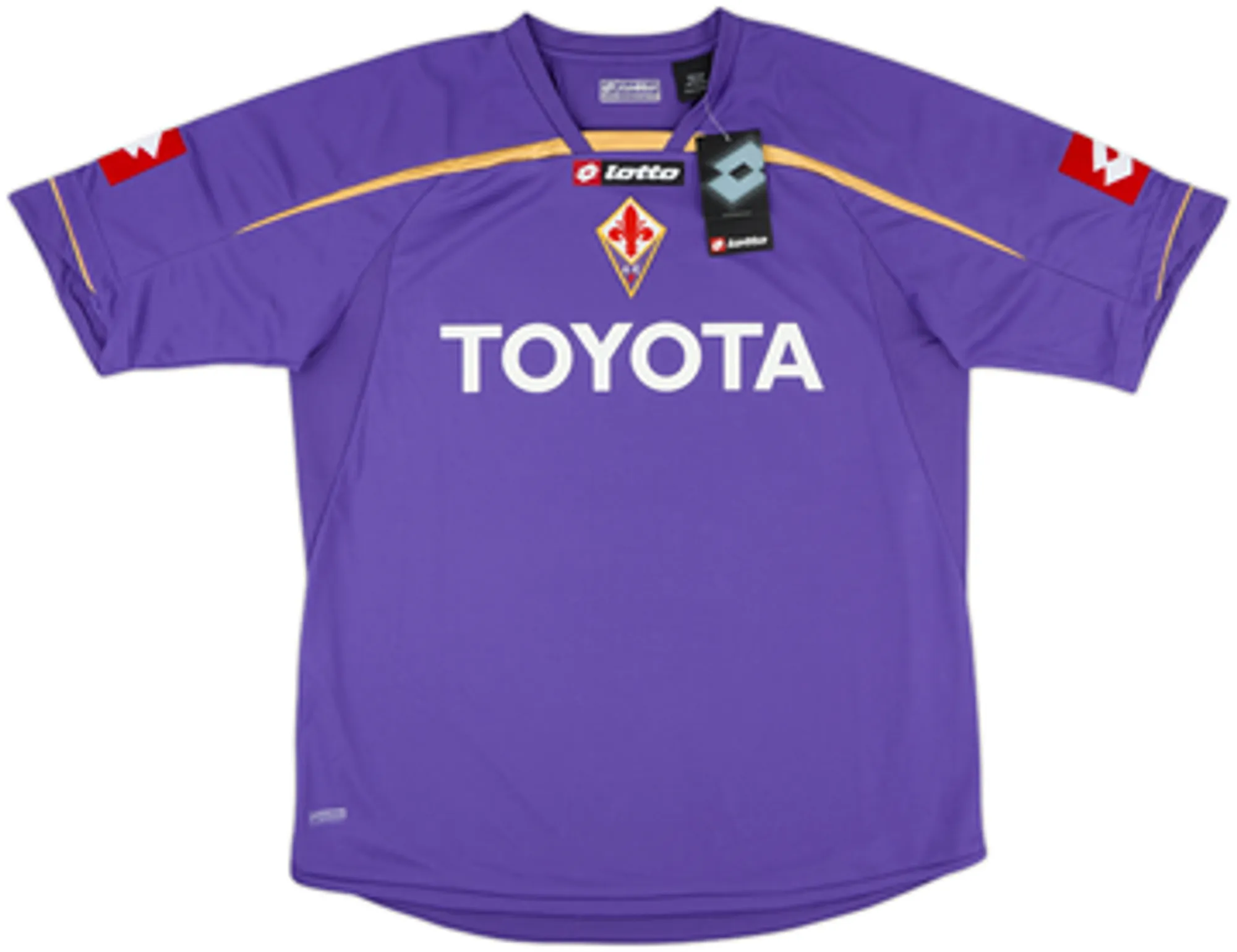 Lotto Fiorentina Mens SS Home Shirt 2009/10
