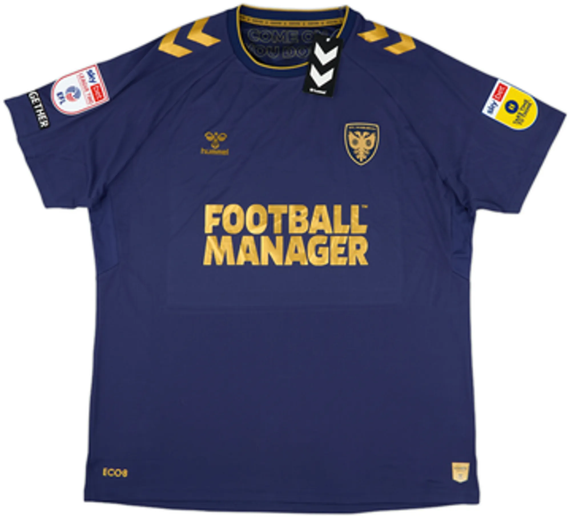 Hummel AFC Wimbledon Mens SS Away Shirt 2022/23