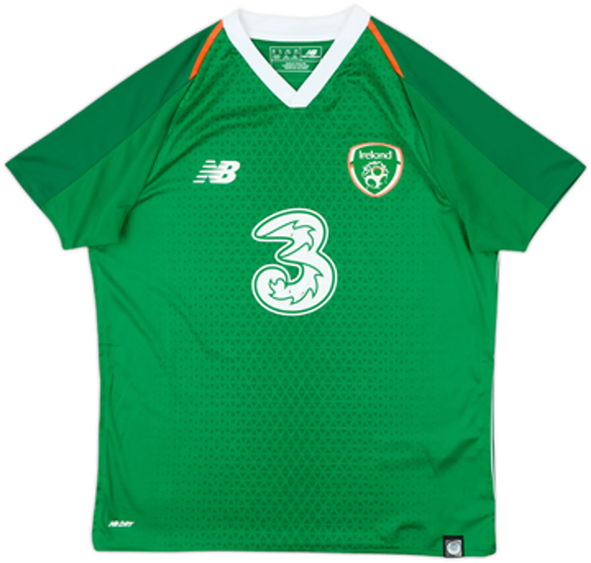 NewBalance Republic of Ireland Boys SS Home Shirt 2018
