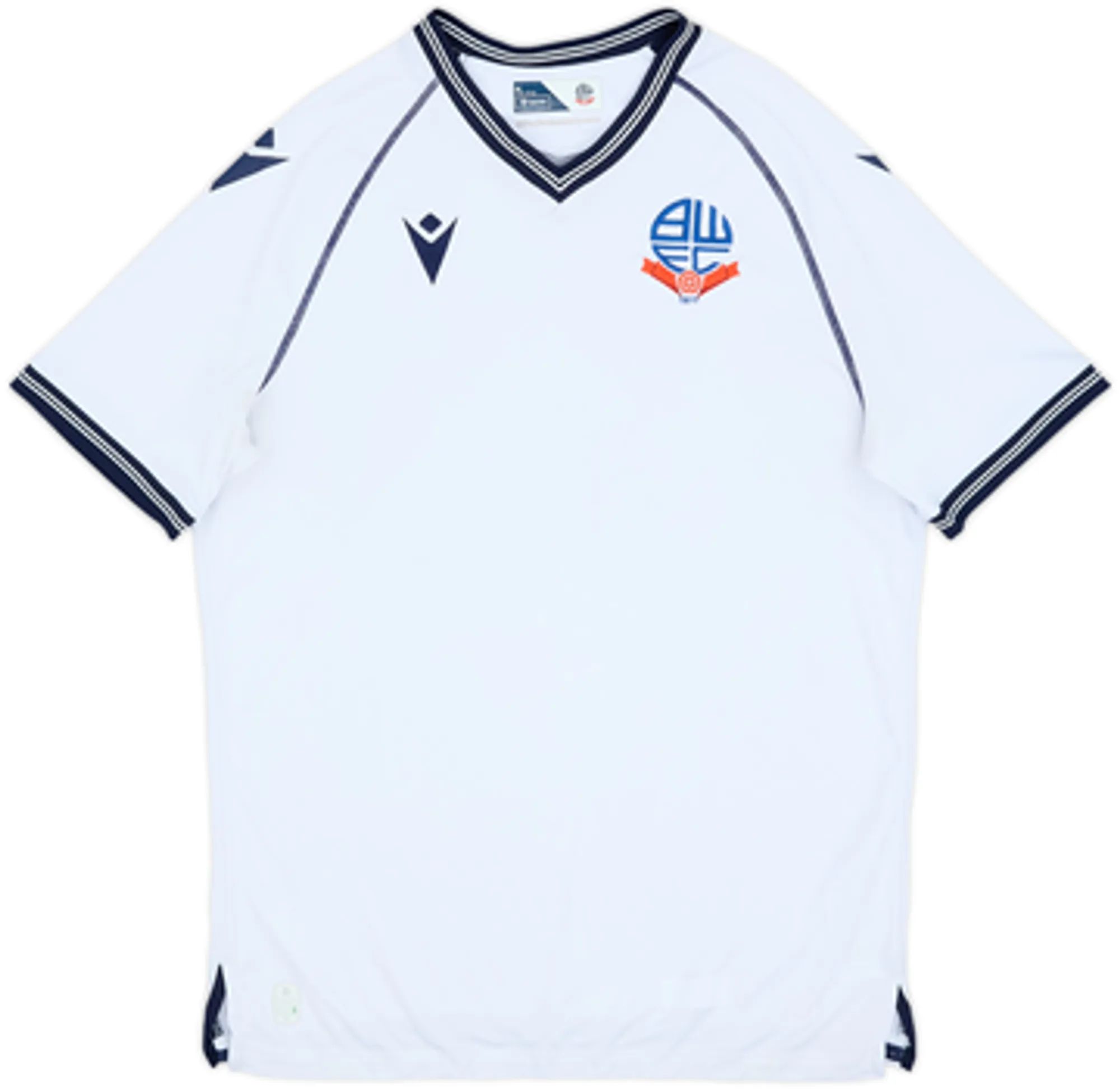 Macron Bolton Wanderers Mens SS Home Shirt 2023/24