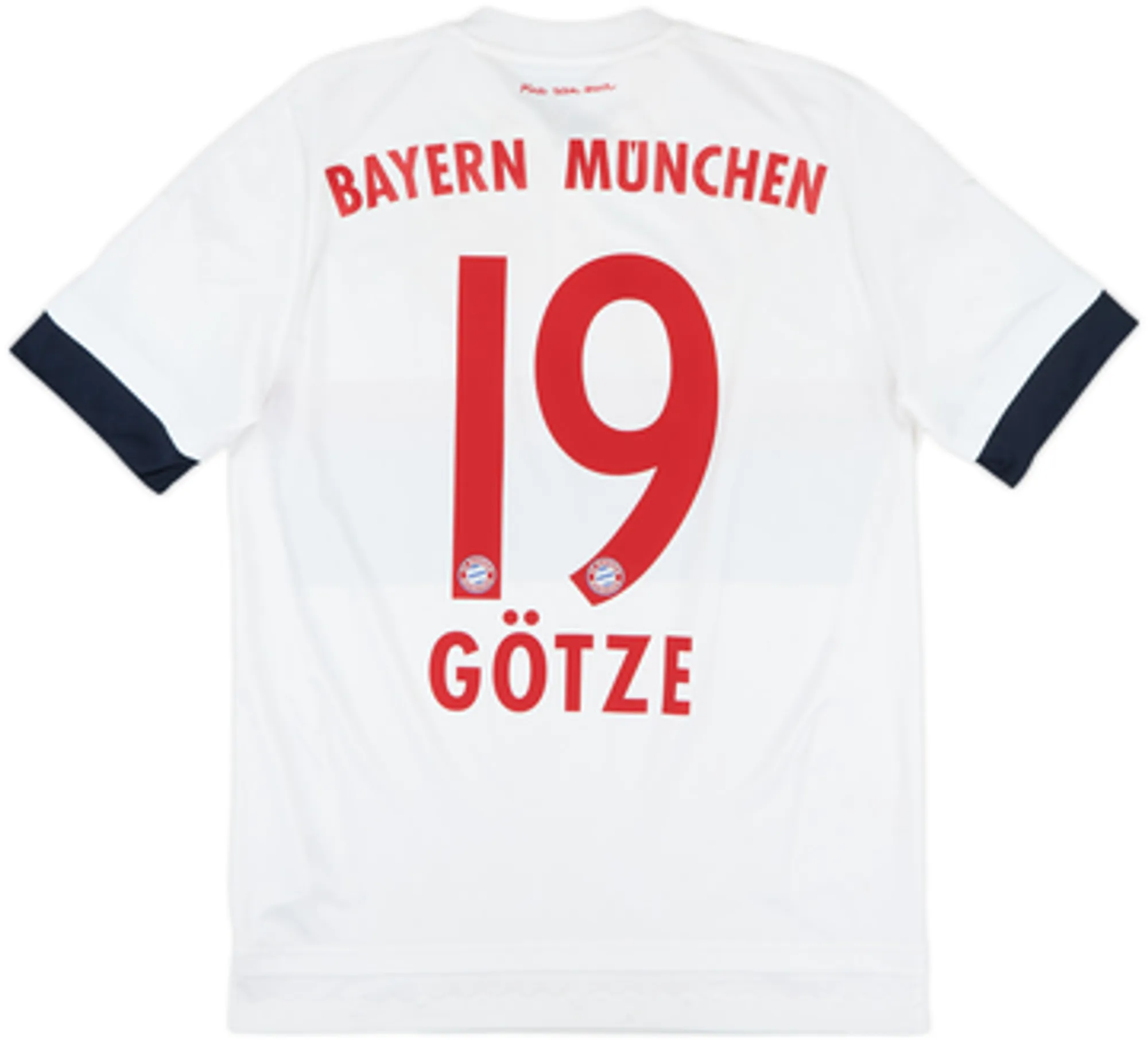 adidas Bayern Munich Boys SS Away Shirt 2015/16