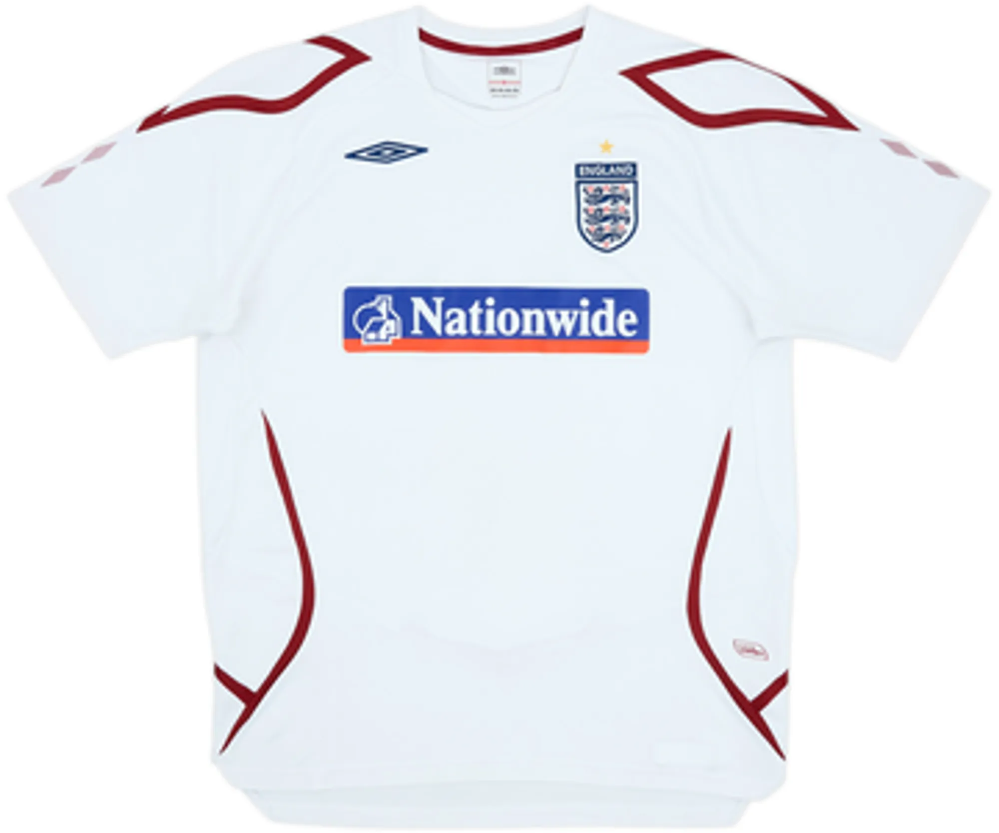 Umbro England Mens SS Home Shirt 2007