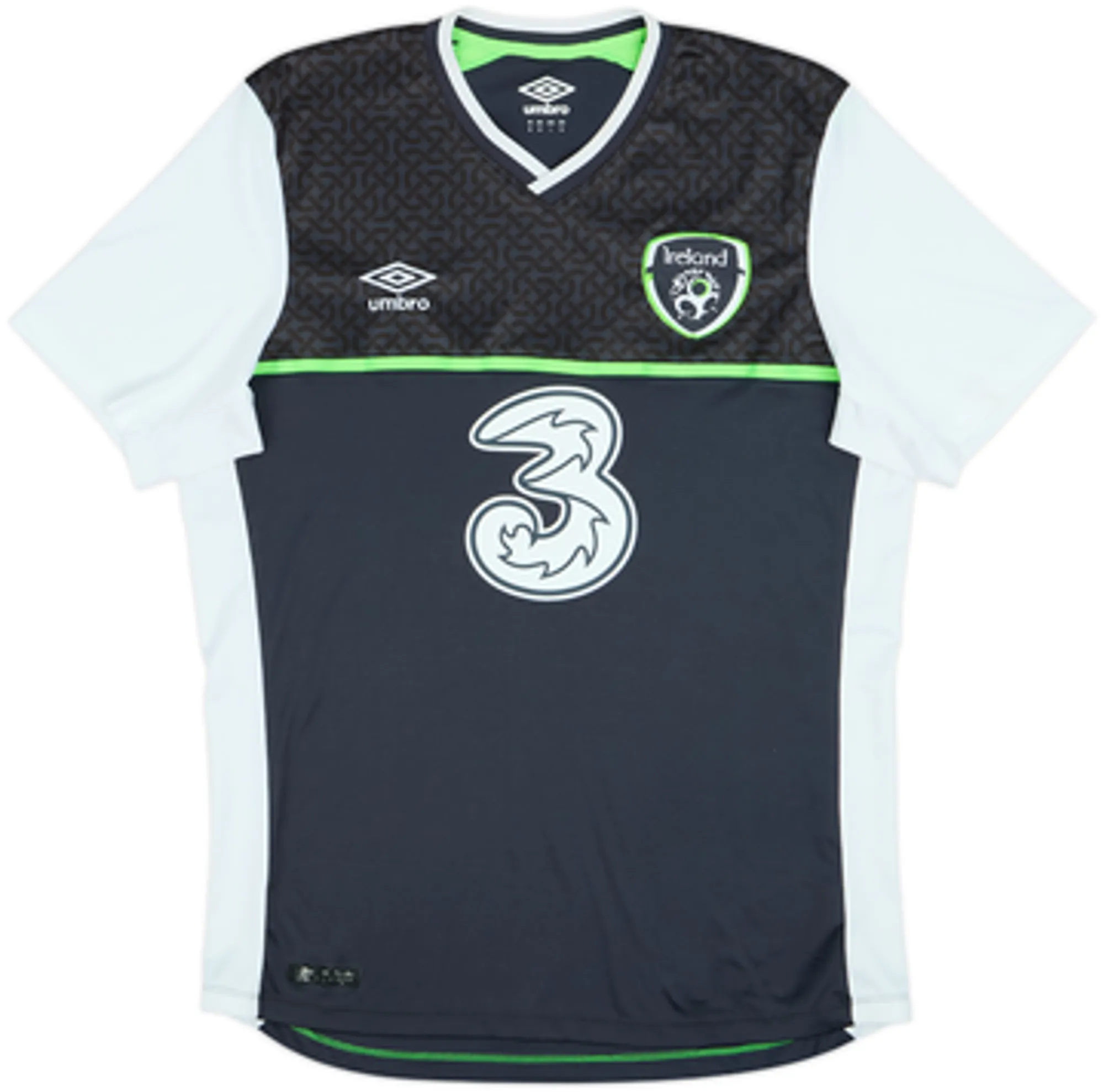 Umbro Republic of Ireland Mens SS Away Shirt 2015