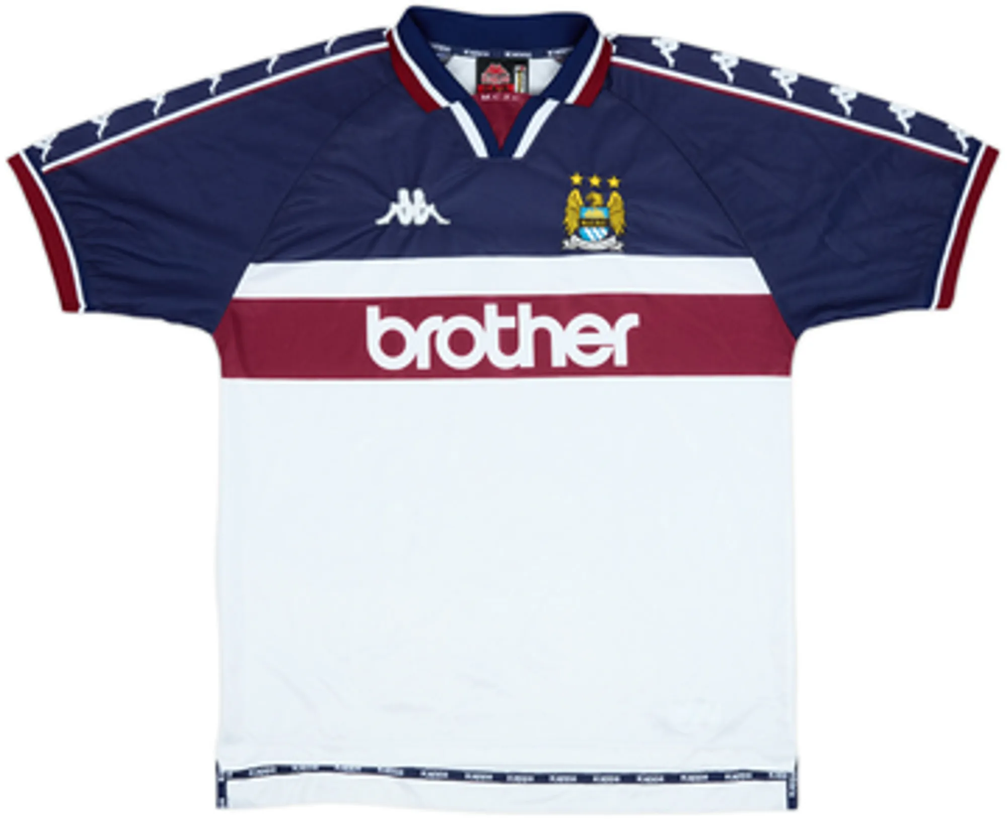 Kappa Manchester City Mens SS Away Shirt 1997/98