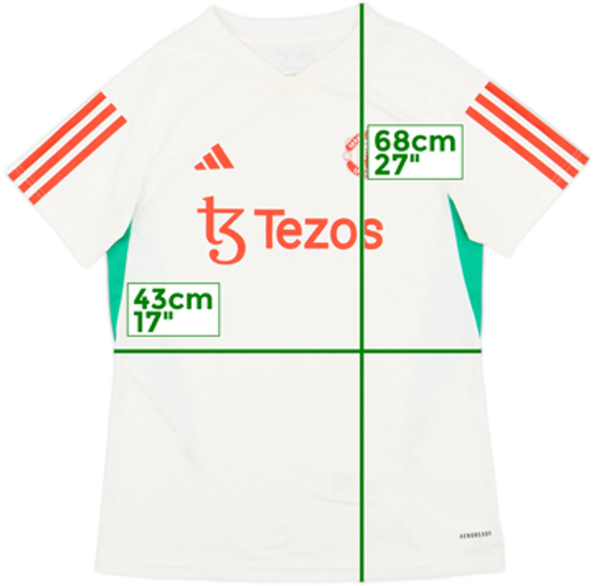 adidas Manchester United Womens SS Home Shirt 2023/24