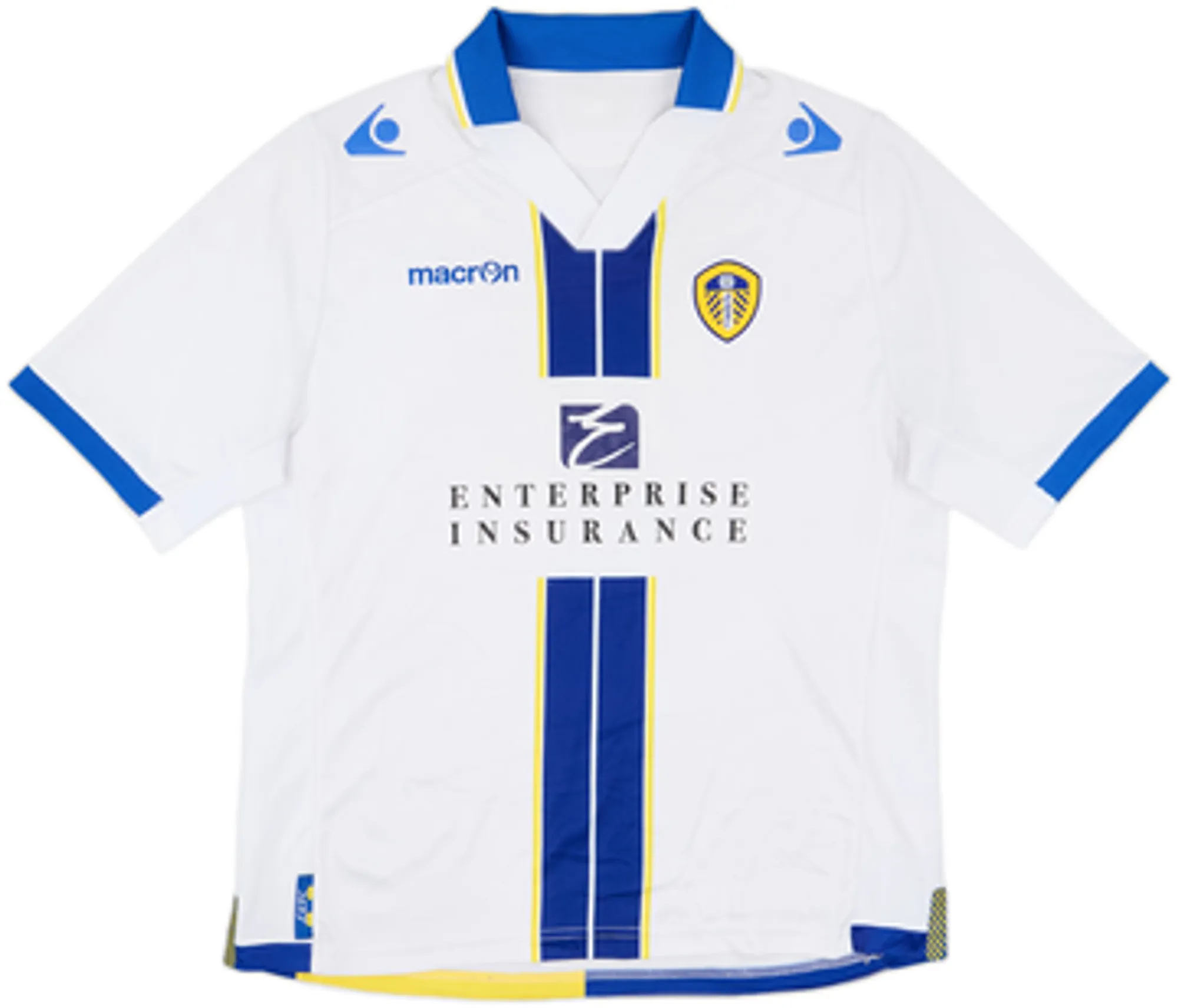 Macron Leeds United Boys SS Home Shirt 2013/14