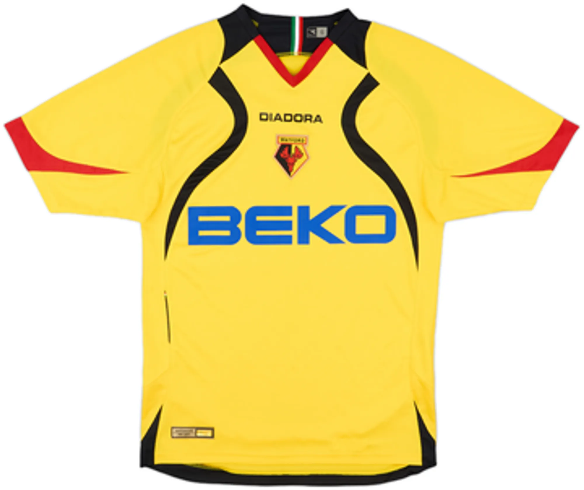 Diadora Watford Mens SS Home Shirt 2007/08