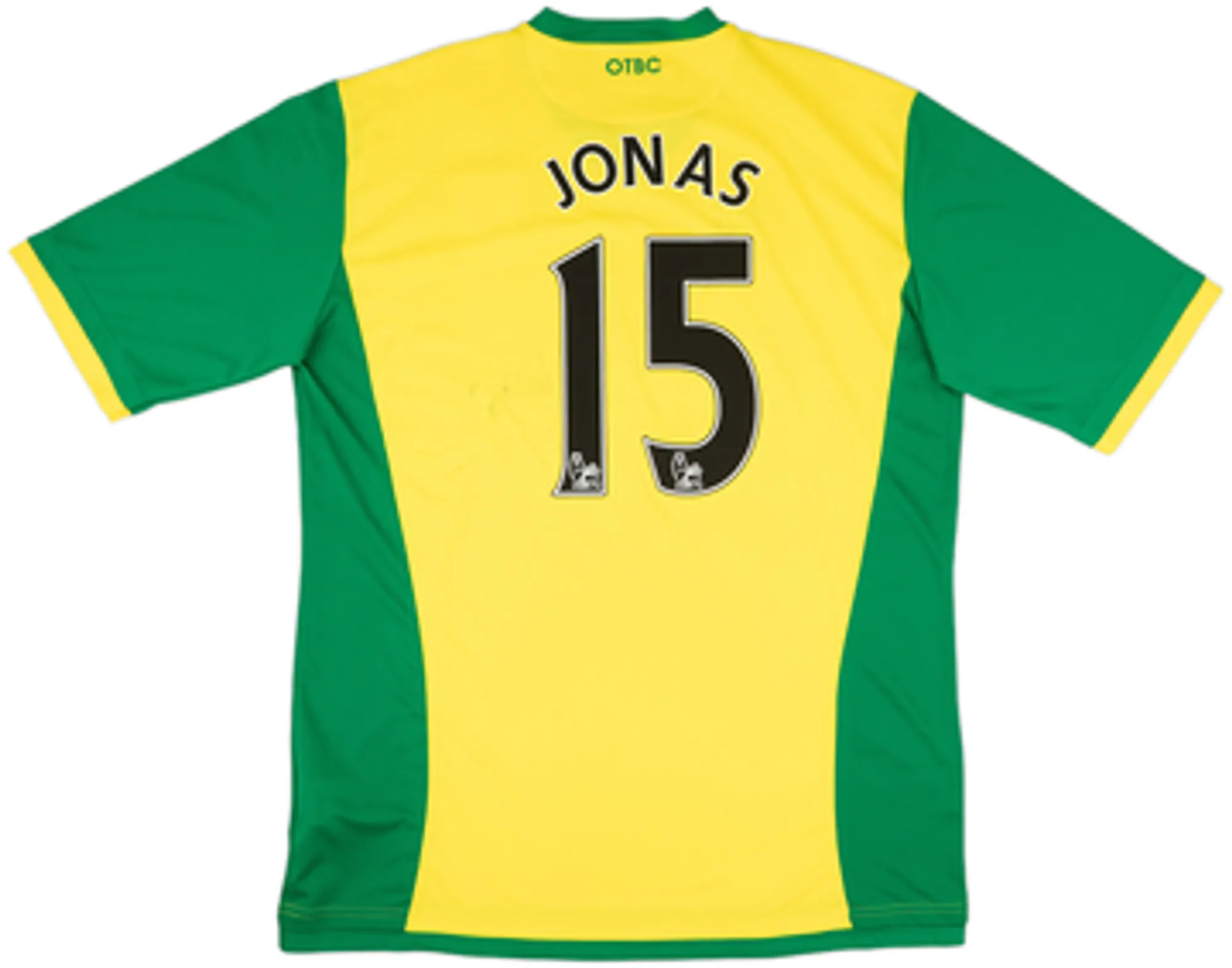 Errea Norwich City Mens SS Home Shirt 2013/14