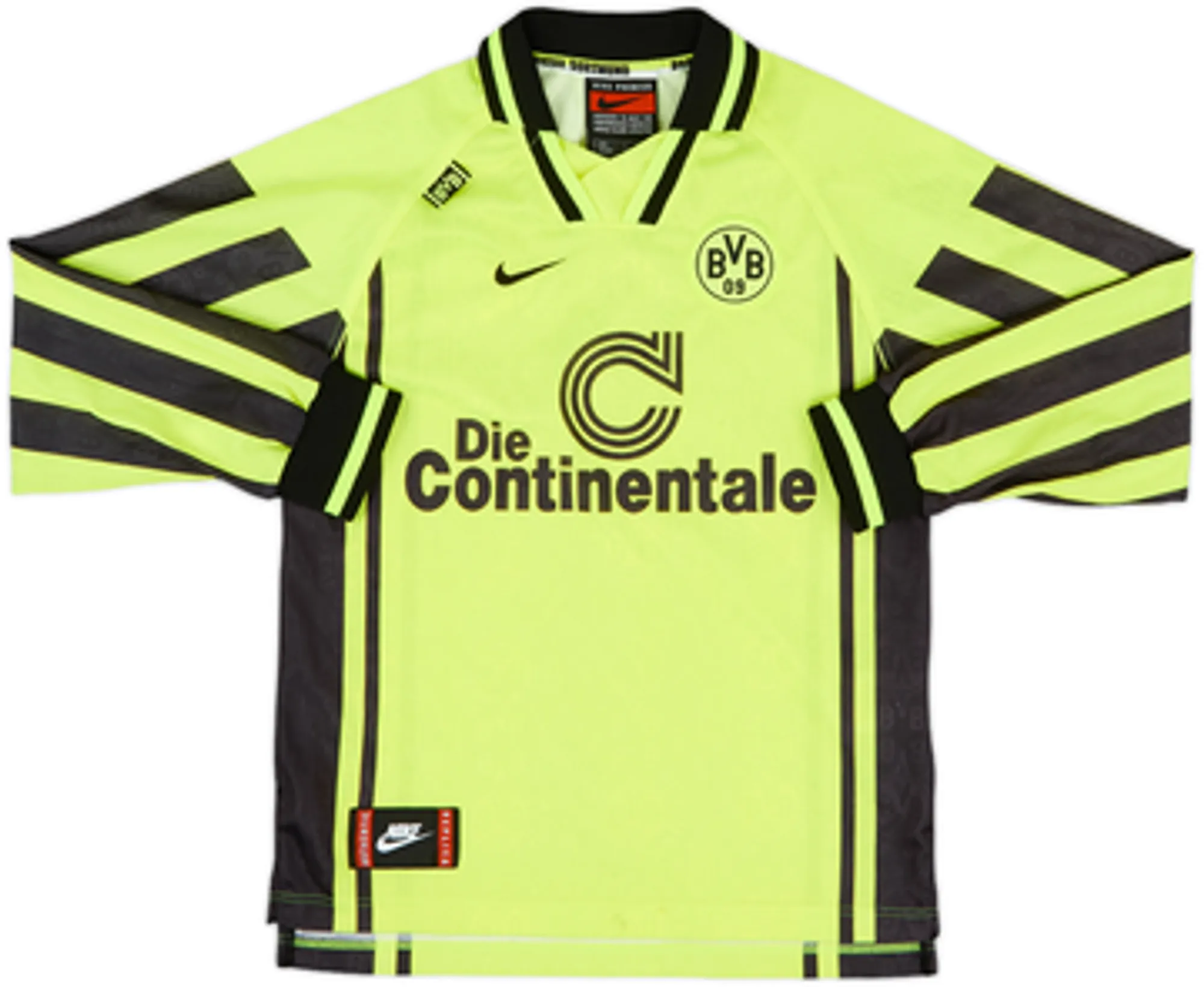 Nike Borussia Dortmund Boys LS Home Shirt 1996/97
