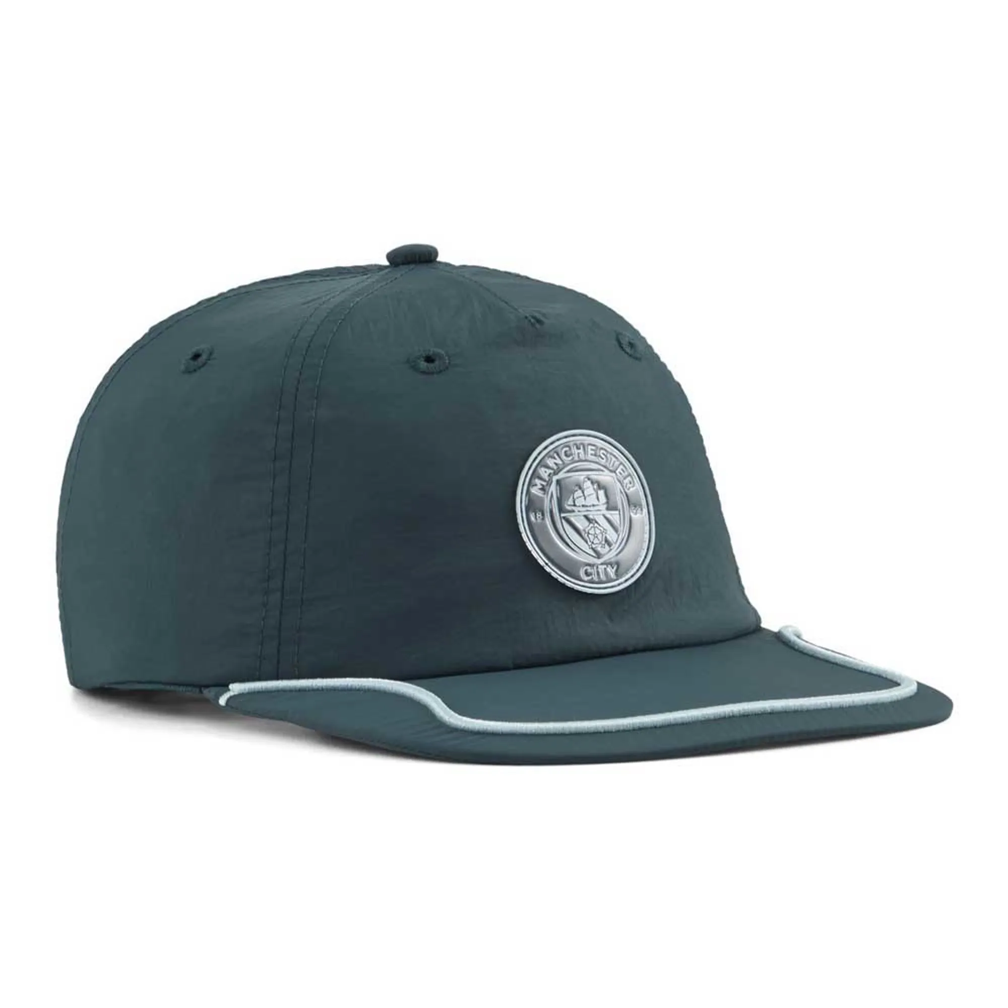 PUMA Manchester City Cellerator Cap, Green Terrain/Turquoise Surf
