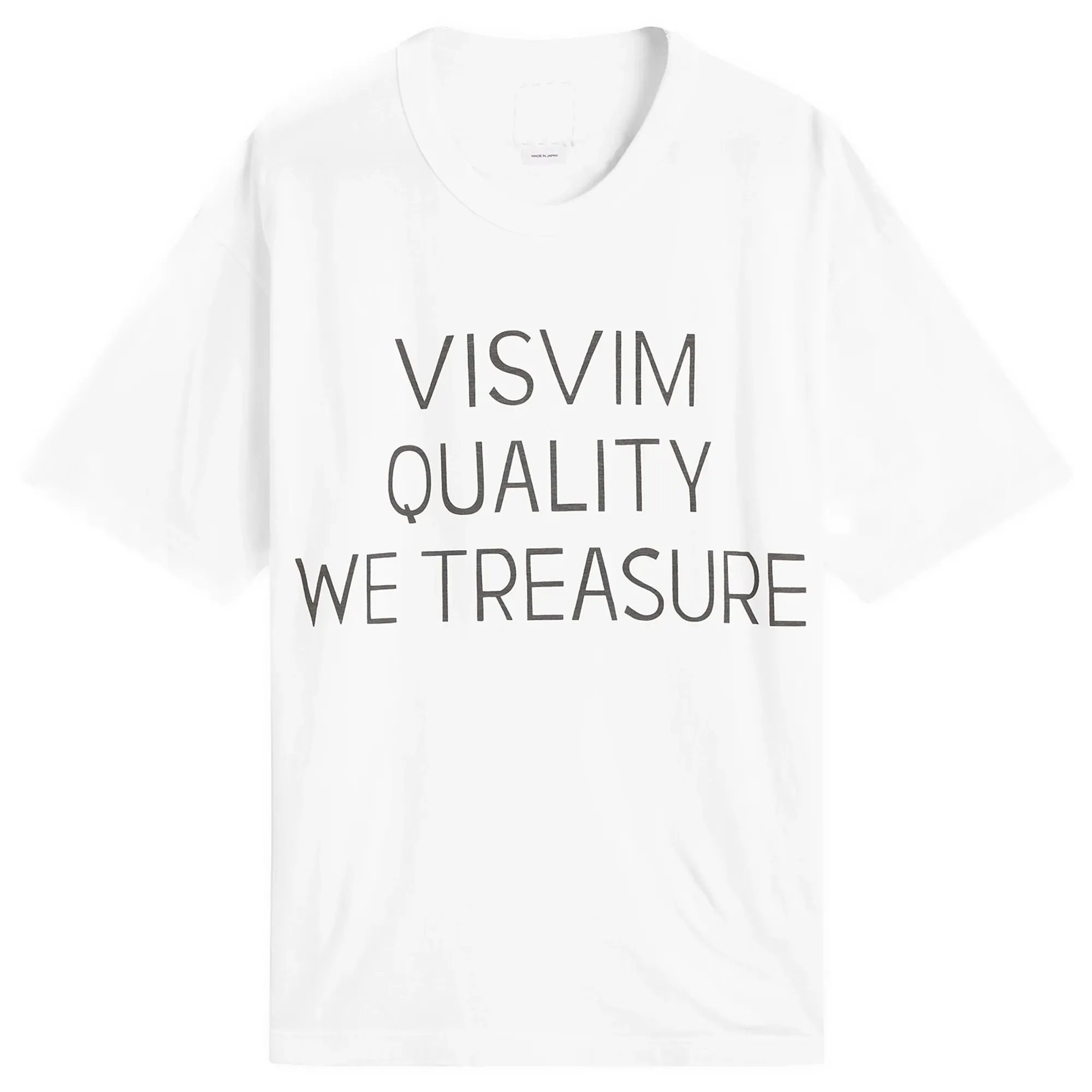 Visvim Men's Jumbo T-Shirt DMGD White