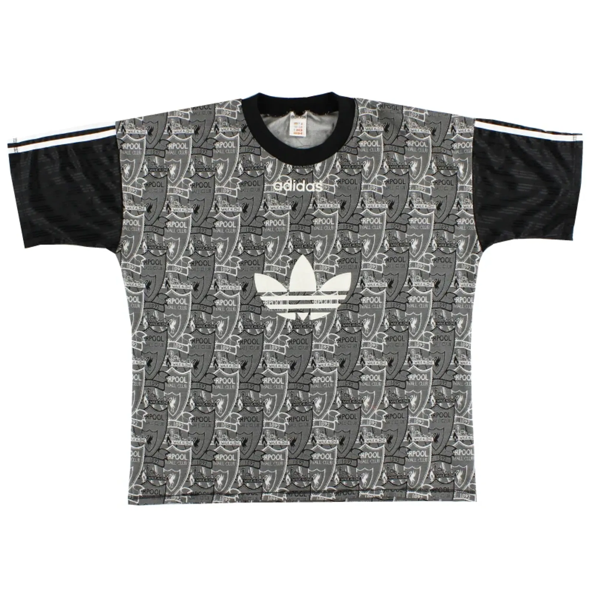 1995-96 Liverpool adidas Training Shirt S - Liverpool / Excellent 