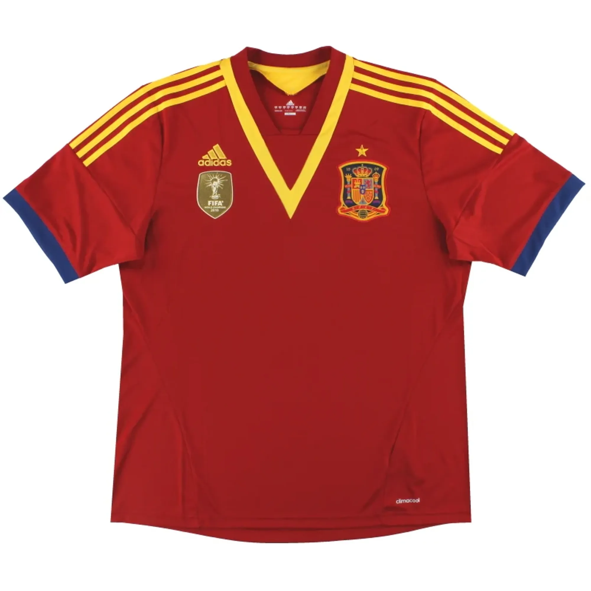 2012-13 Spain adidas Home Shirt *Mint* XL - Spain / Mint