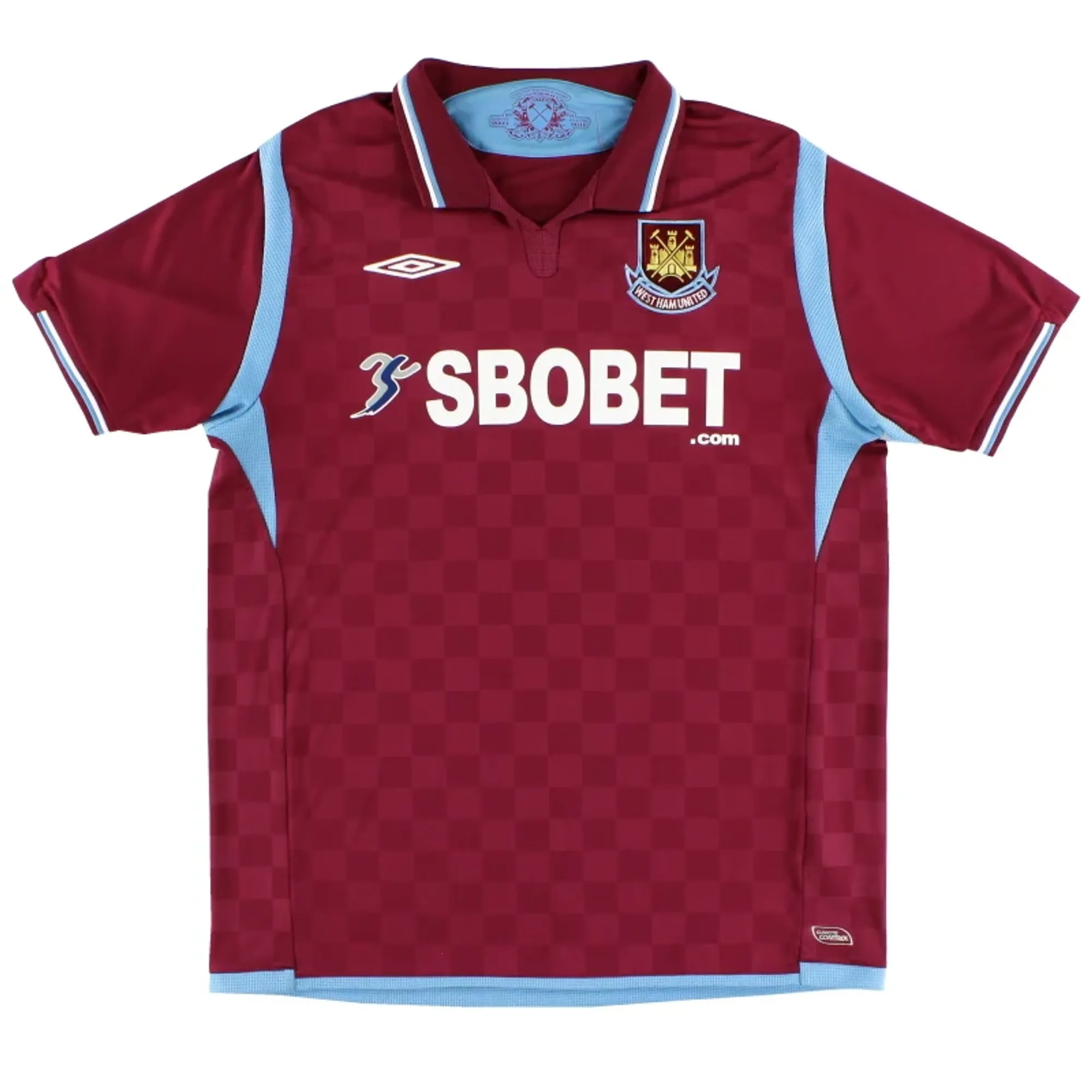 2009-10 West Ham Umbro Home Shirt XL - West Ham / Excellent 